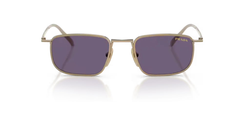 Prada Eyewear SPRD52C049E7OE Metal Frame Sunglasses — Purple by Prada Eyewear
