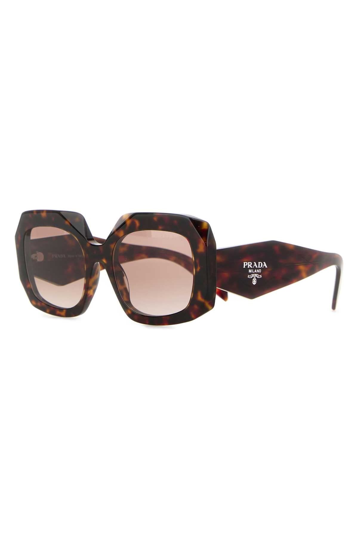Prada Tortoiseshell Acetate Sunglasses — Brown by Prada