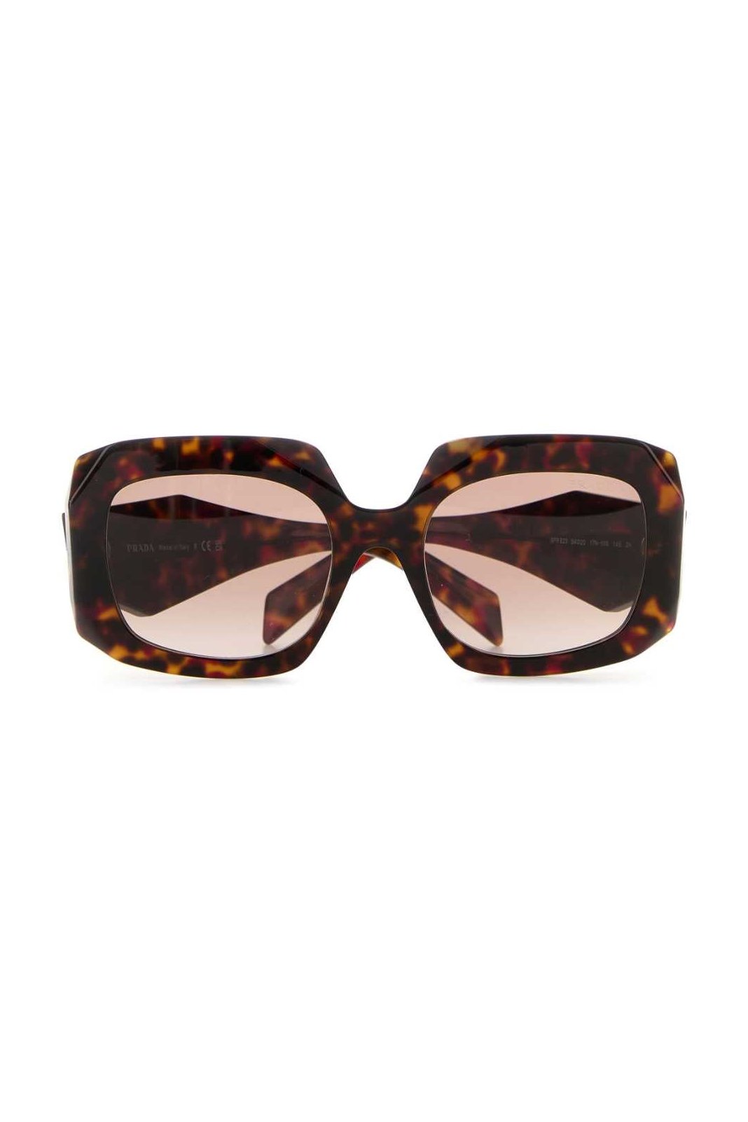 Prada Tortoiseshell Acetate Sunglasses — Brown, view 2