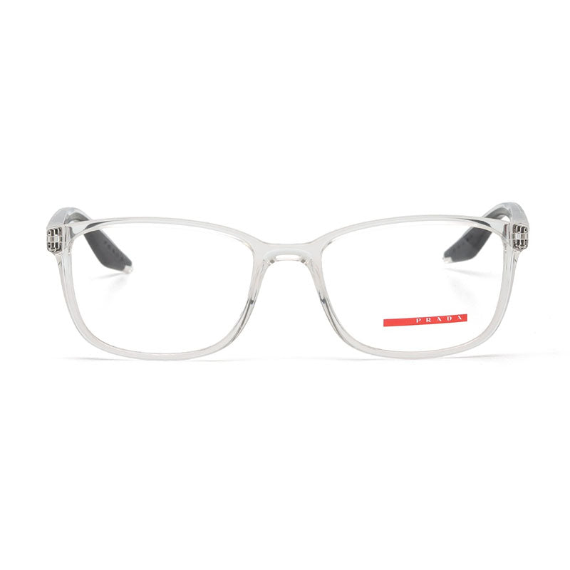 Prada Sport Square Full Rim Transparent Frame Eyeglasses — Clear, view 2