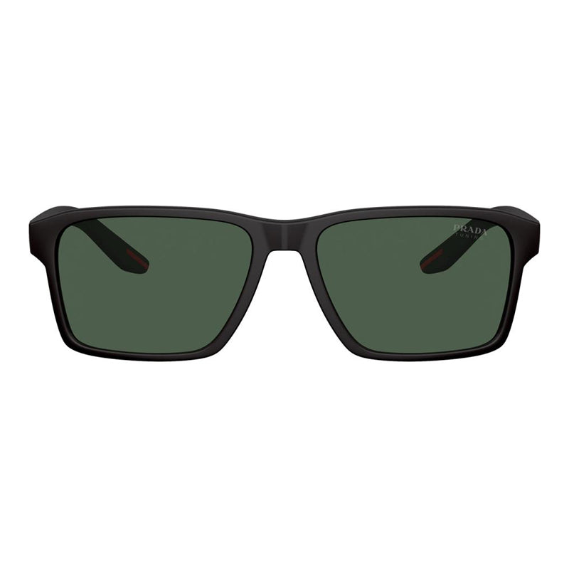 Prada Sport Rectangle Frame Sunglasses — Black by Prada Linea Rossa