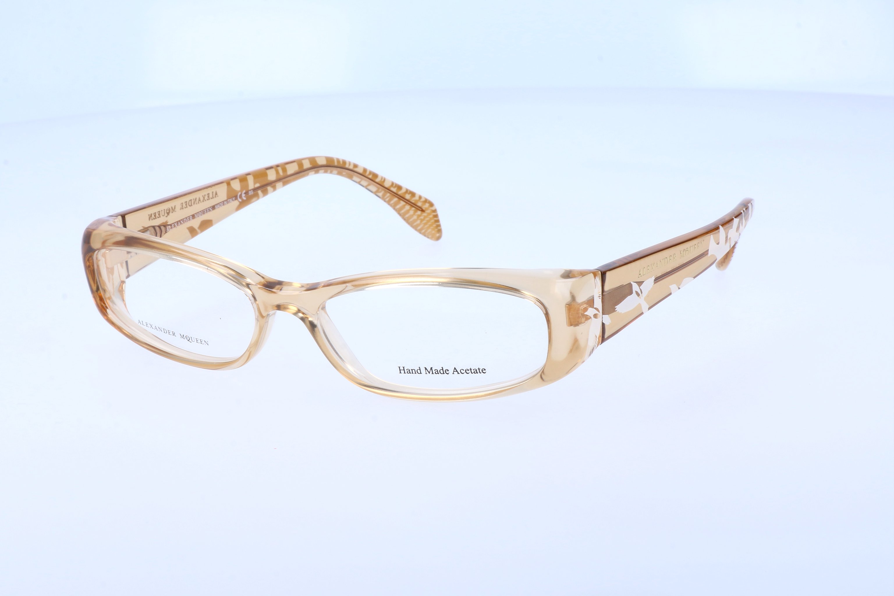 Preloved - Alexander Mcqueen AMQ4150HAM53 Eyeglasses — Yellow by Preloved - Alexander Mcqueen
