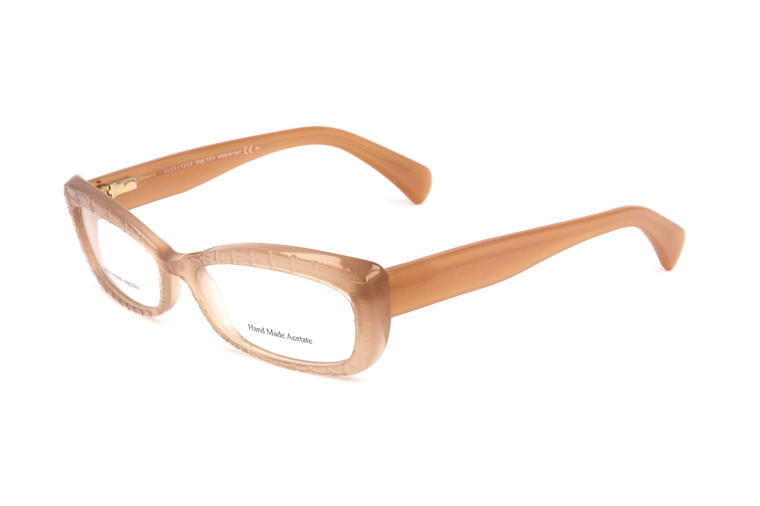 Preloved - Alexander Mcqueen AMQ4203K6Z52 Eyeglasses — Beige by Preloved - Alexander Mcqueen