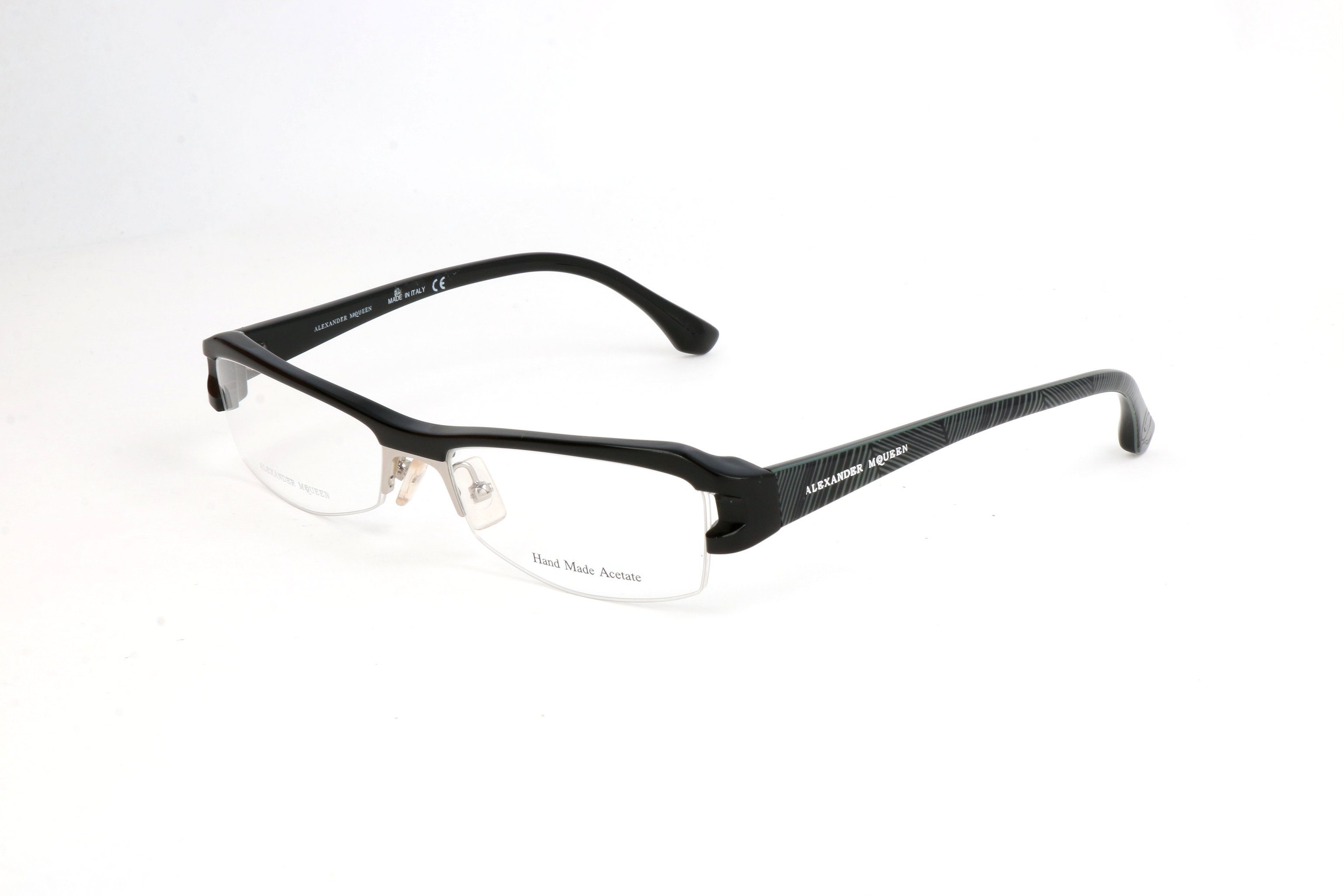 Preloved - Alexander Mcqueen AMQ5016J80753 Eyeglasses — Black by Preloved - Alexander Mcqueen