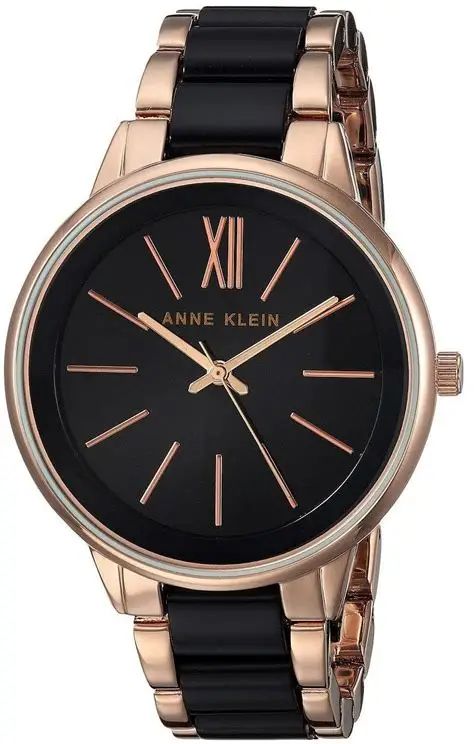 Preloved - Anne Klein Two-Tone Quartz Watch — Black by Preloved - Anne Klein