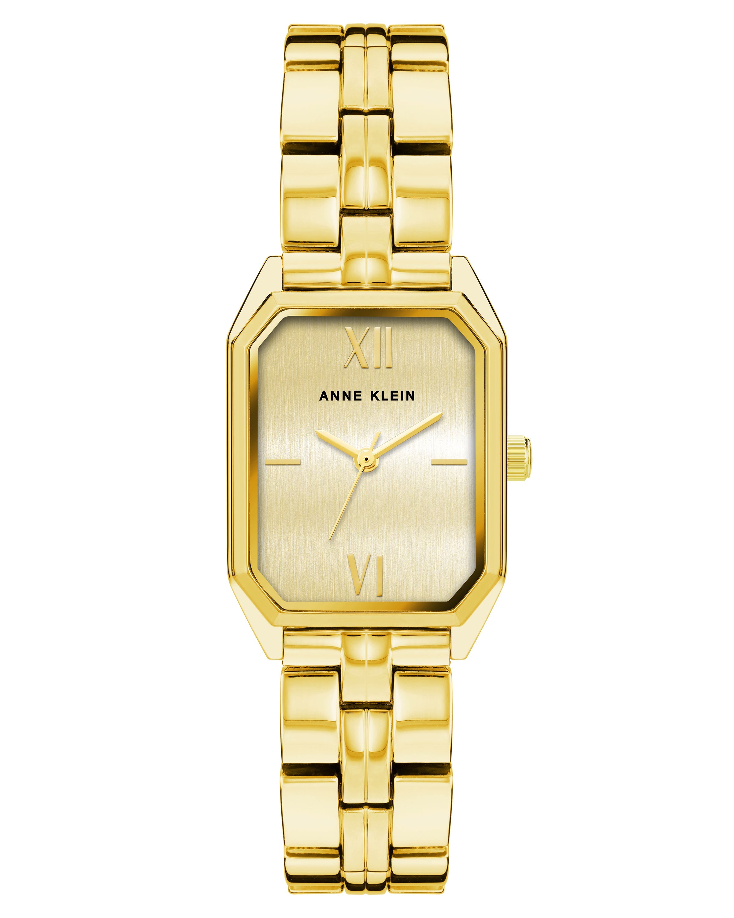Preloved - Anne Klein Gold-Tone Rectangular Watch — Gold by Preloved - Anne Klein