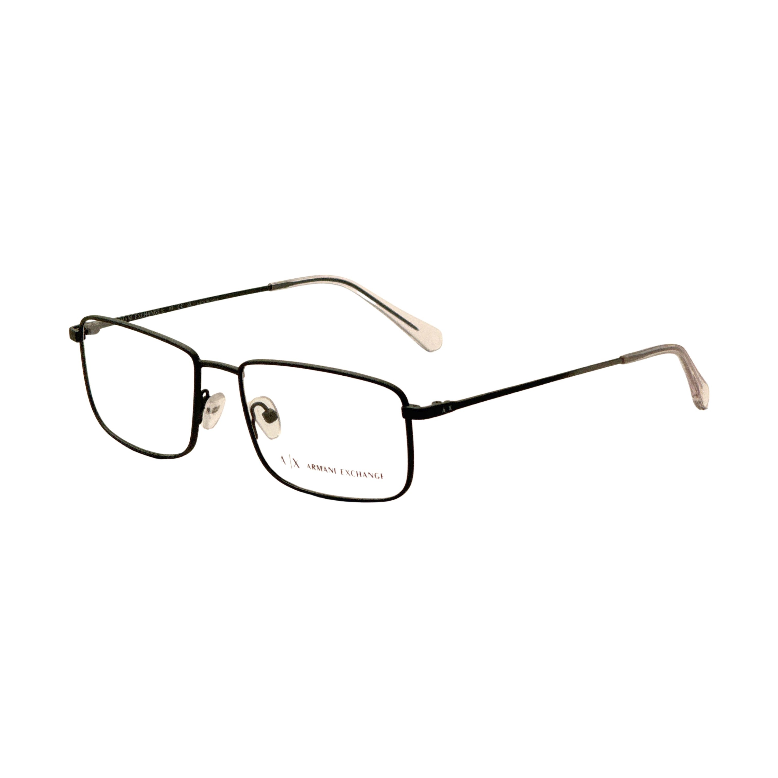 Preloved - Armani Exchange AX1069612456 Matte Metal Eyeglasses — Black by Preloved - Armani Exchange