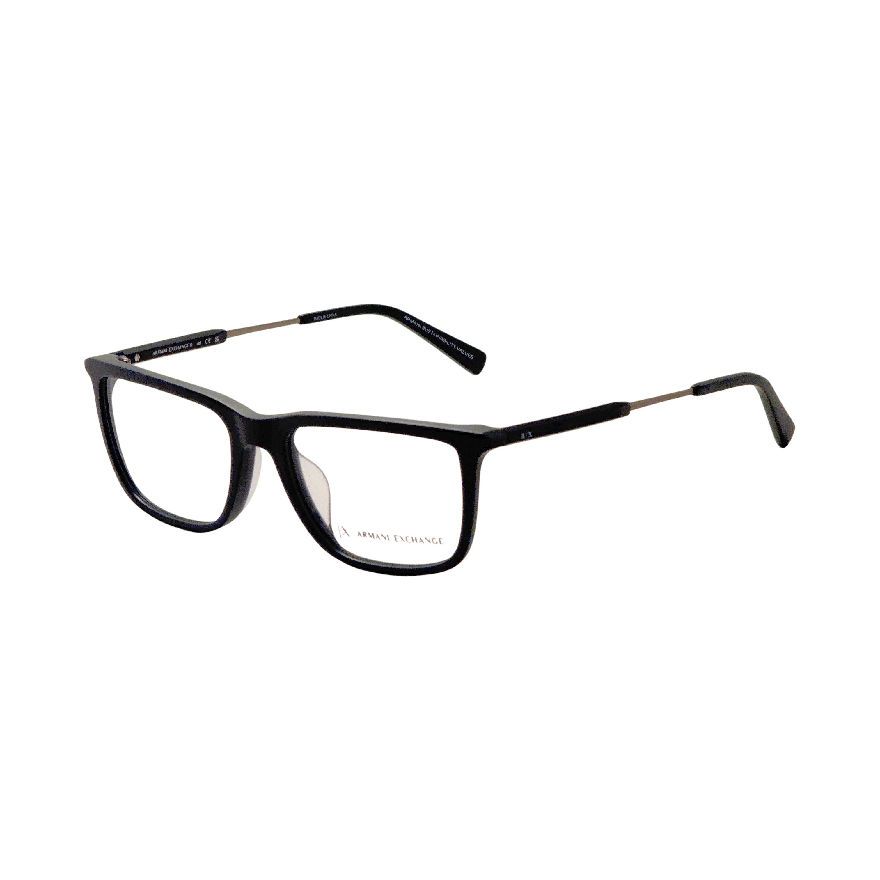 Preloved - Armani Exchange AX3126F838054 Eyeglasses — Black by Preloved - Armani Exchange
