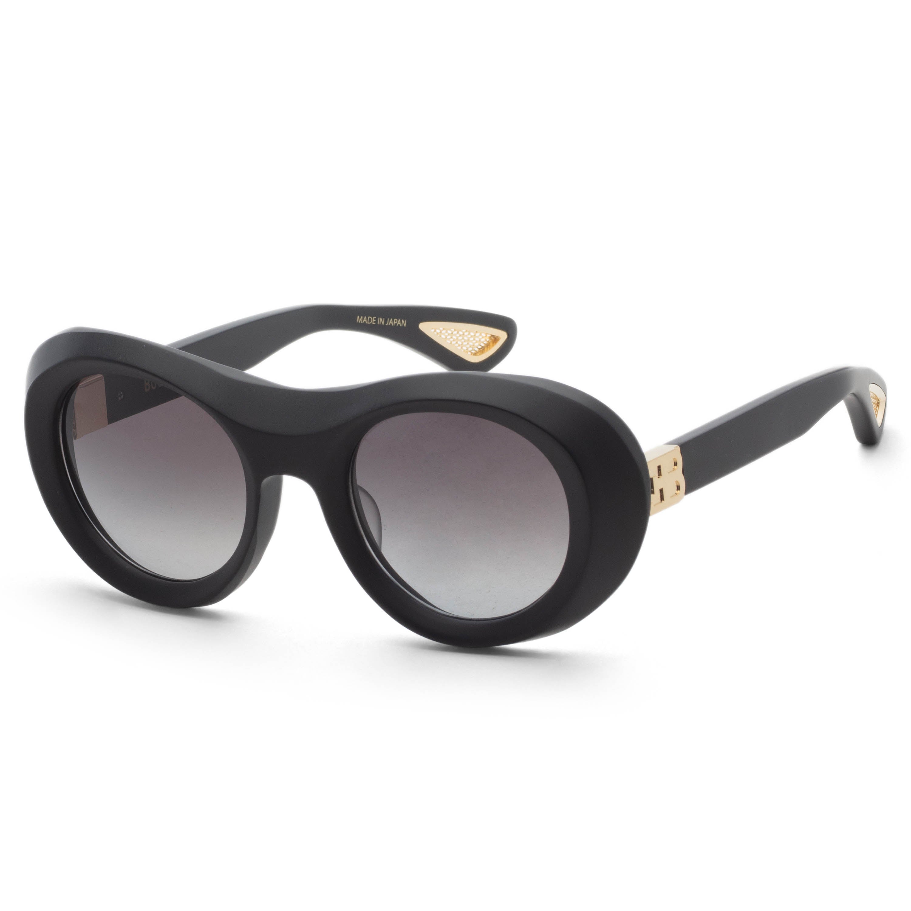 Preloved - Bugatti 03MBK Oversized Round Sunglasses — Black by Preloved - Bugatti
