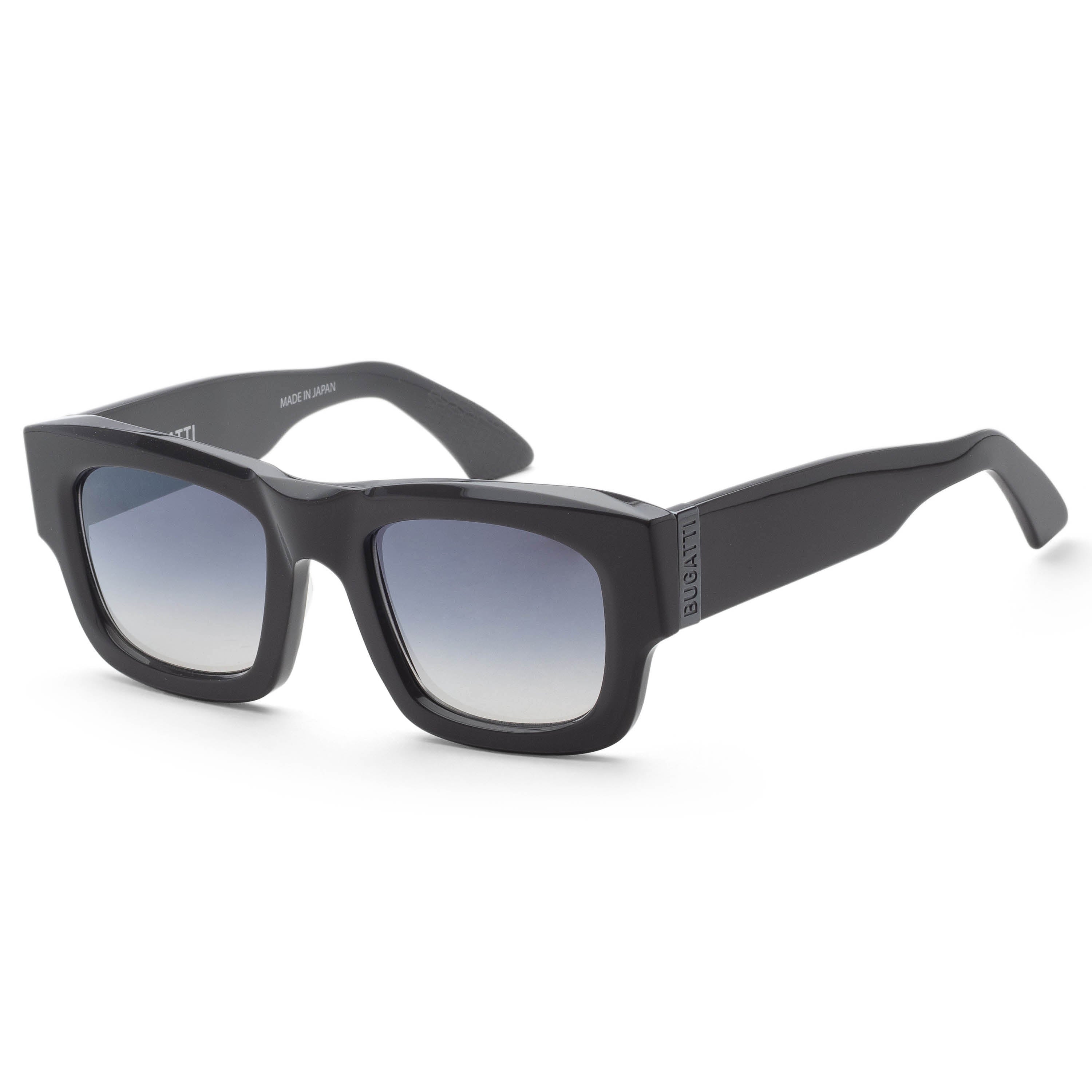 Preloved - Bugatti 48MGRY Square Frame Sunglasses — Black by Preloved - Bugatti