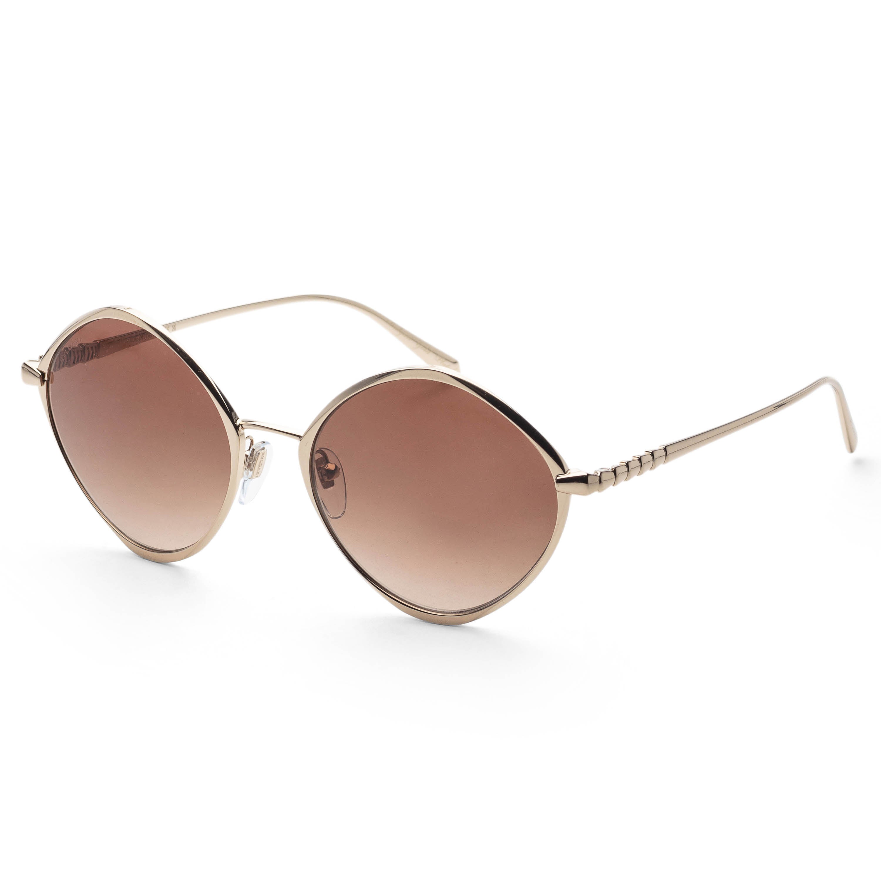 Preloved - Bulgari BV6186K2781356 Round Metal Sunglasses — Gold by Preloved - Bulgari