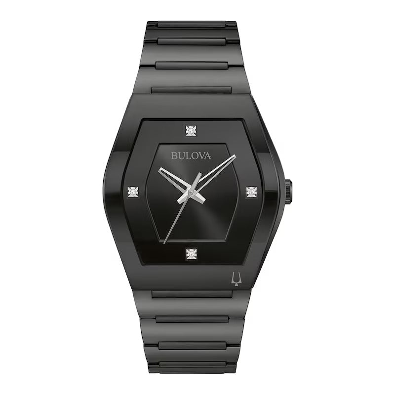 Preloved - Bulova Gemini Watch — Black by Preloved - Bulova
