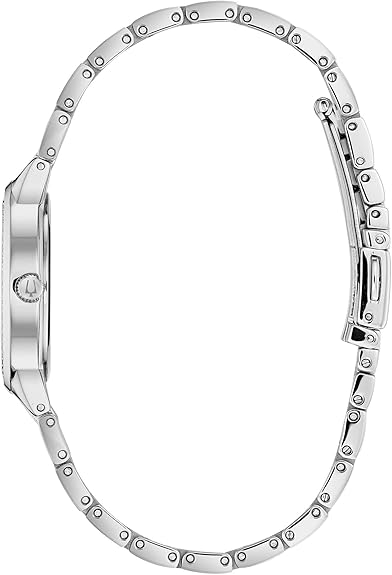 Preloved - Bulova Crystal-Bezel Quartz Watch — Silver, view 2
