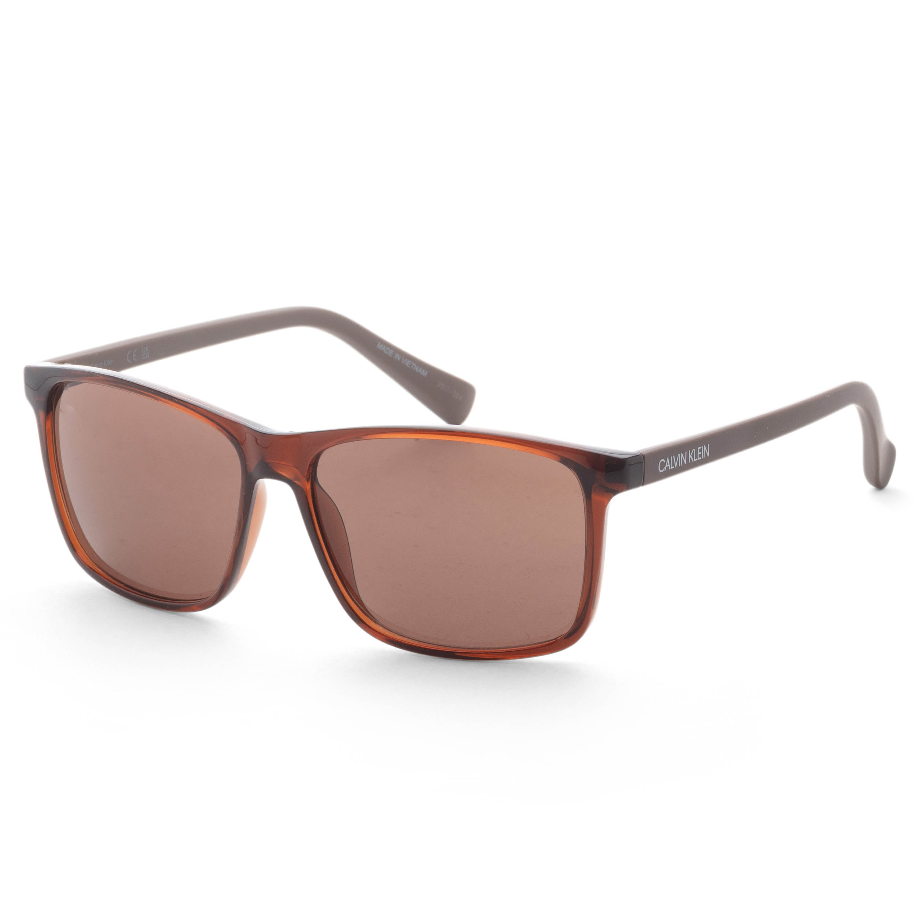 Preloved - Calvin Klein CK19568SN210 Crystal Sunglasses — Brown by Preloved - Calvin Klein