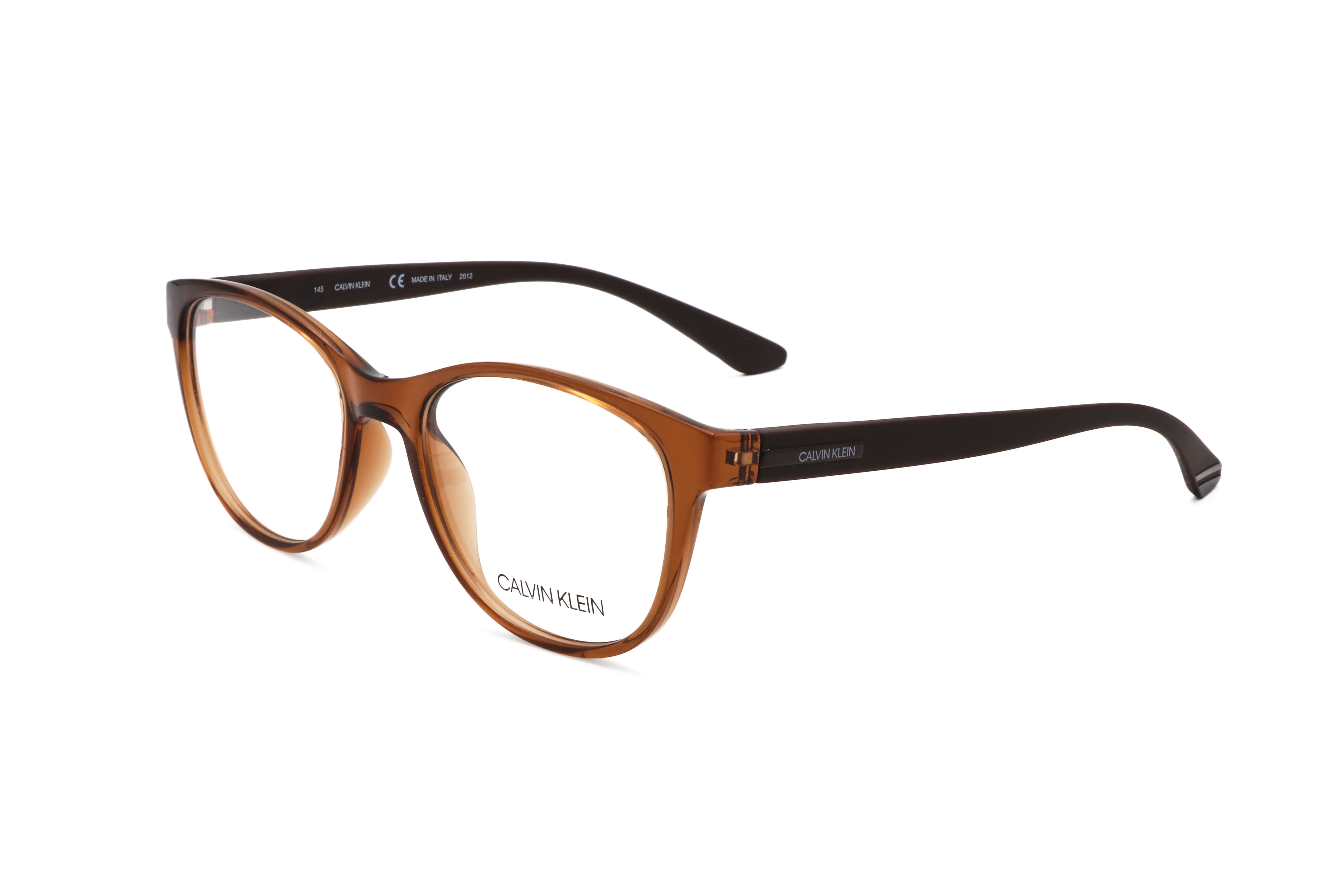 Preloved - Calvin Klein CK1957228152 Crystal Amber Eyeglasses — Amber by Preloved - Calvin Klein