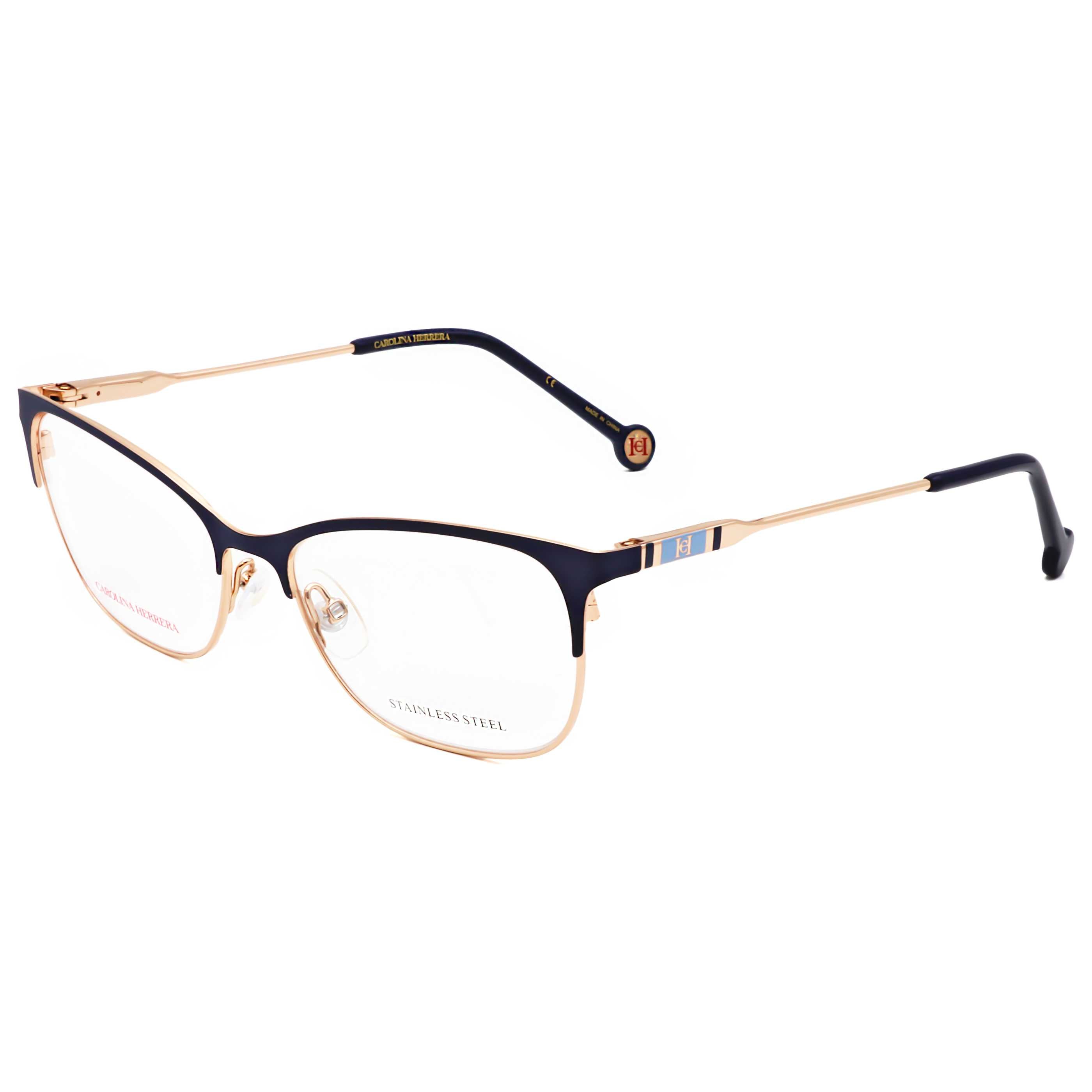 Preloved - Carolina Herrera CH0074LKS53 Eyeglasses — Navy by Preloved - Carolina Herrera