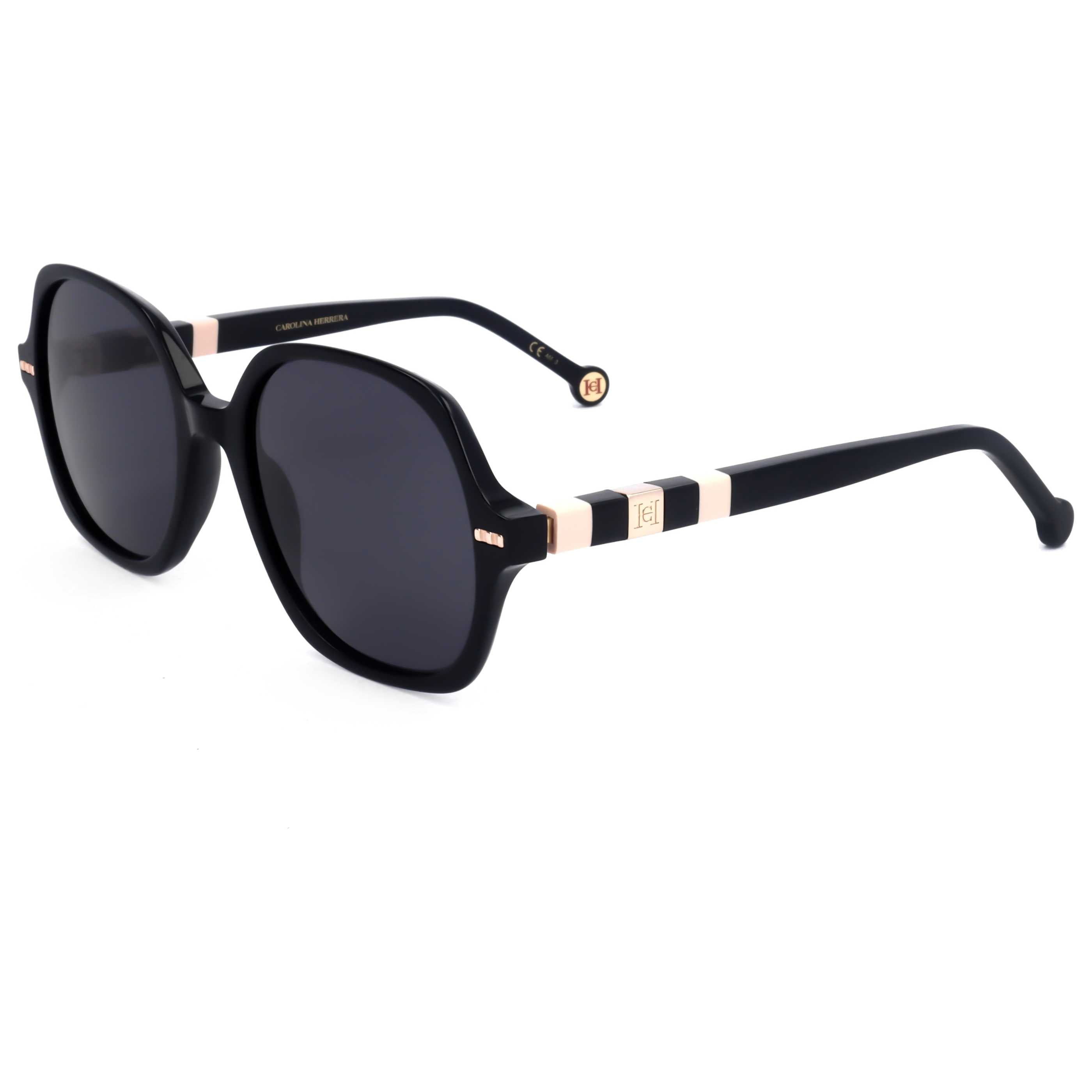 Preloved - Carolina Herrera HER0106SKDX55 Sunglasses — Black by Preloved - Carolina Herrera