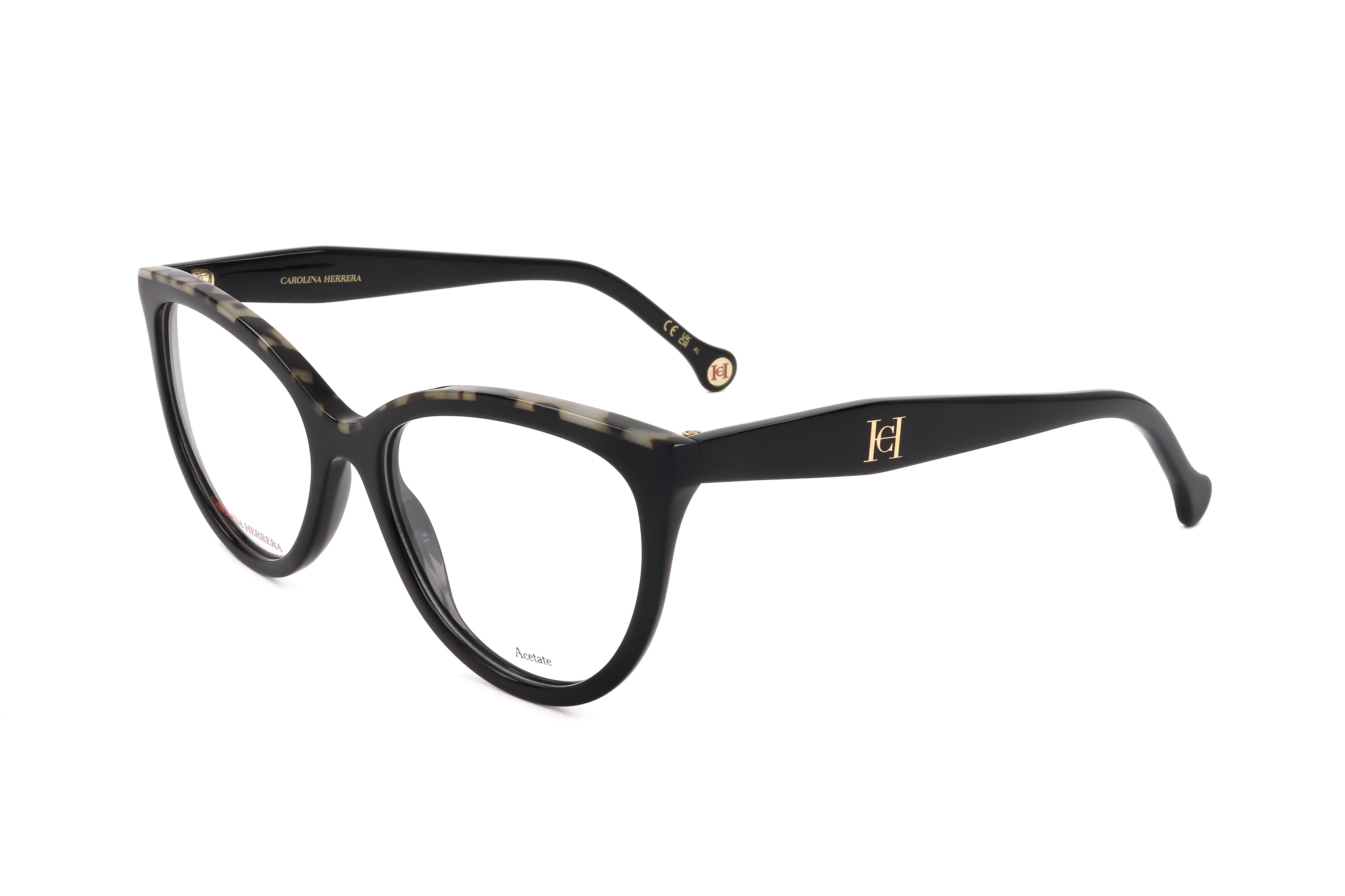 Preloved - Carolina Herrera HER0148WR753 Eyeglasses — Black by Preloved - Carolina Herrera