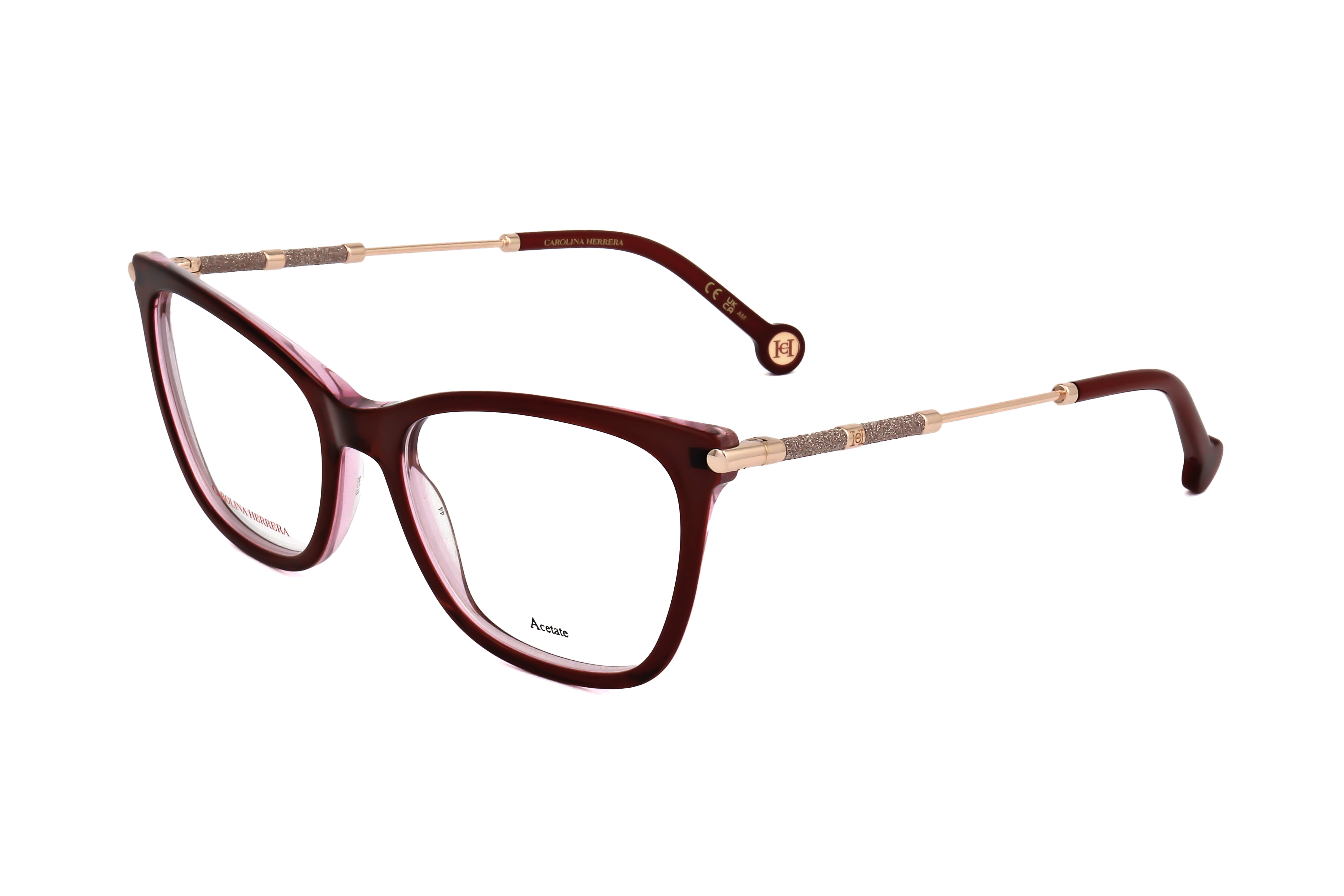Preloved - Carolina Herrera HER0151LHF54 Eyeglasses — Burgundy by Preloved - Carolina Herrera