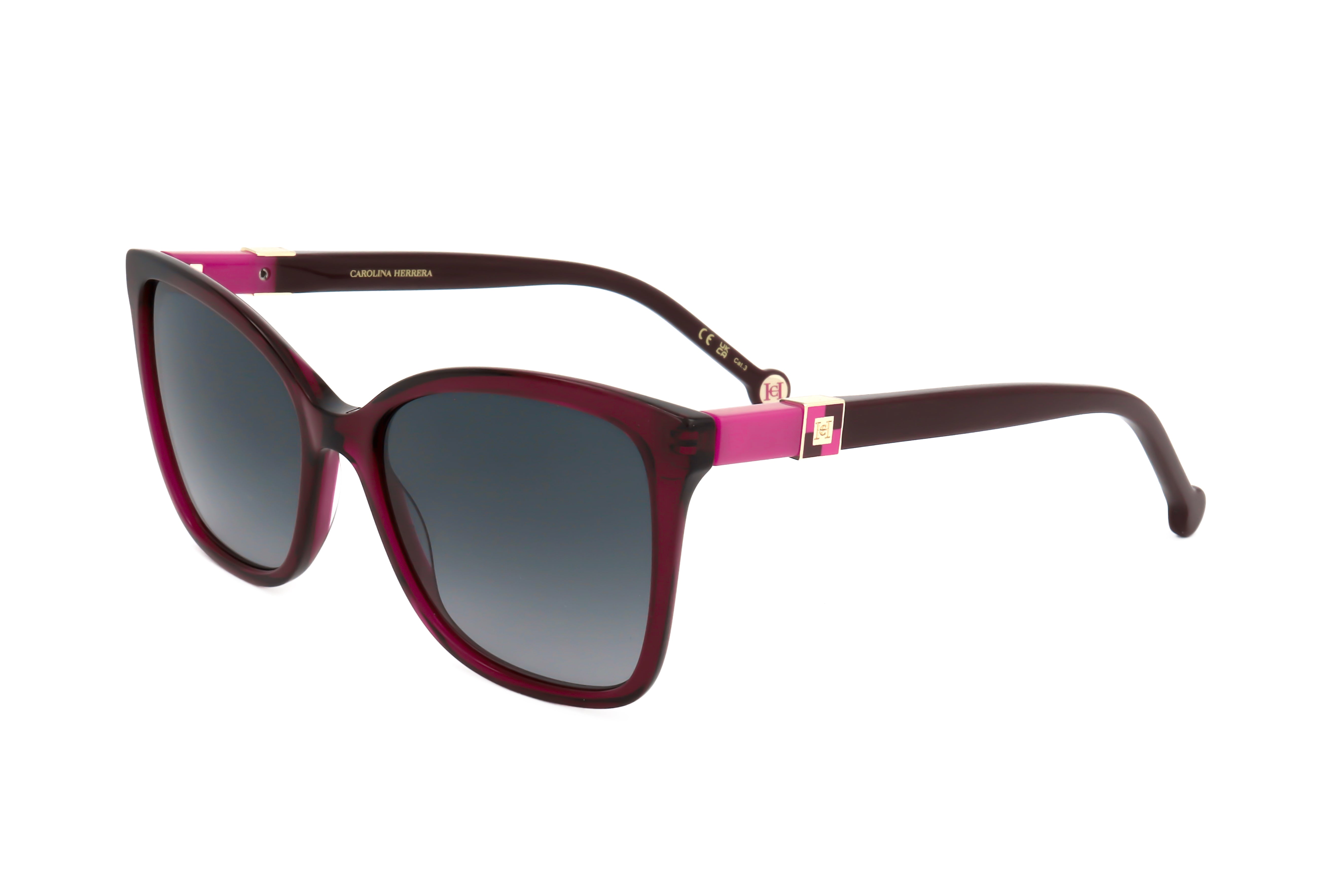 Preloved - Carolina Herrera HER0273SLHF56 Sunglasses — Burgundy by Preloved - Carolina Herrera