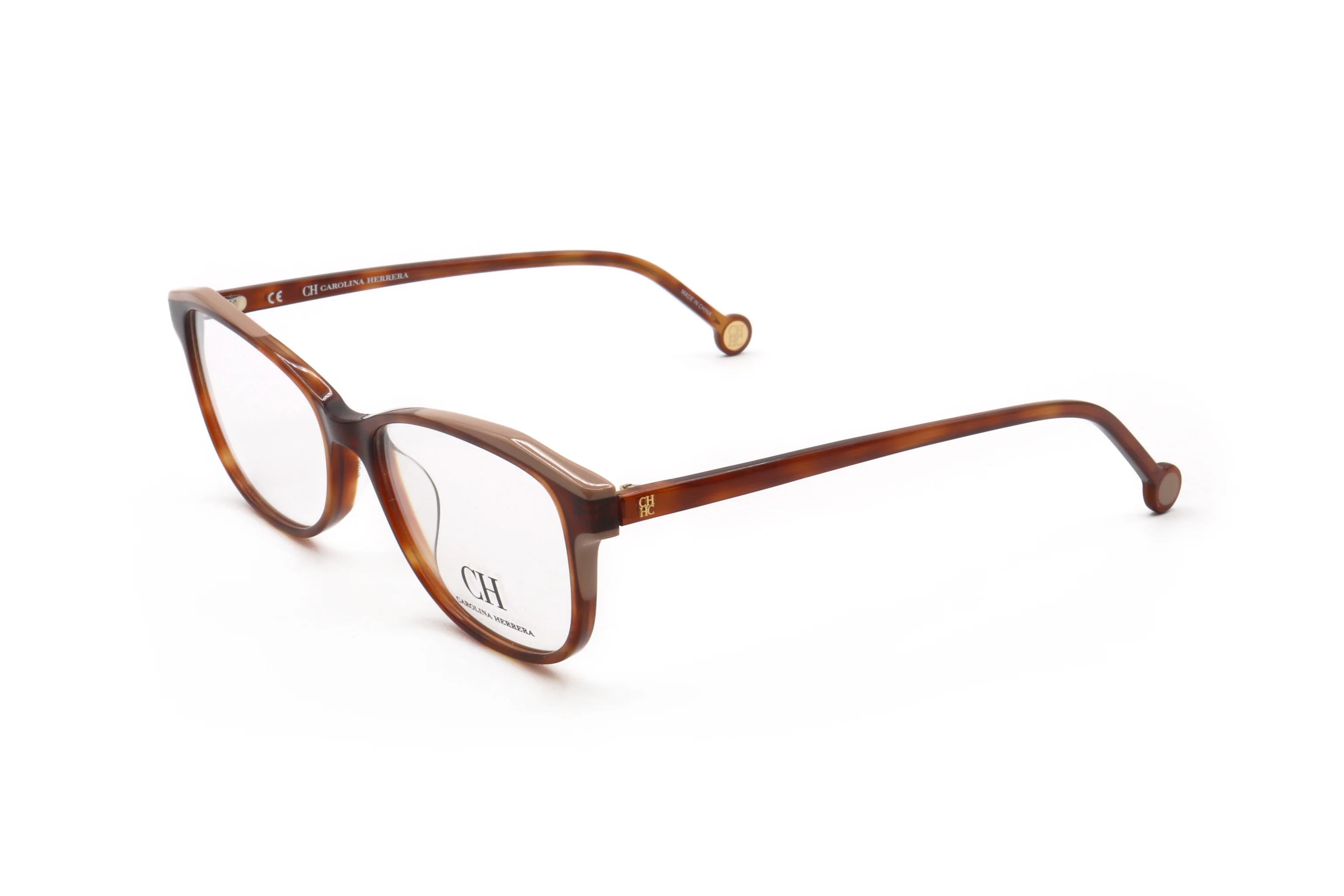 Preloved - Carolina Herrera VHE776K09XW53 Eyeglasses — Brown by Preloved - Carolina Herrera