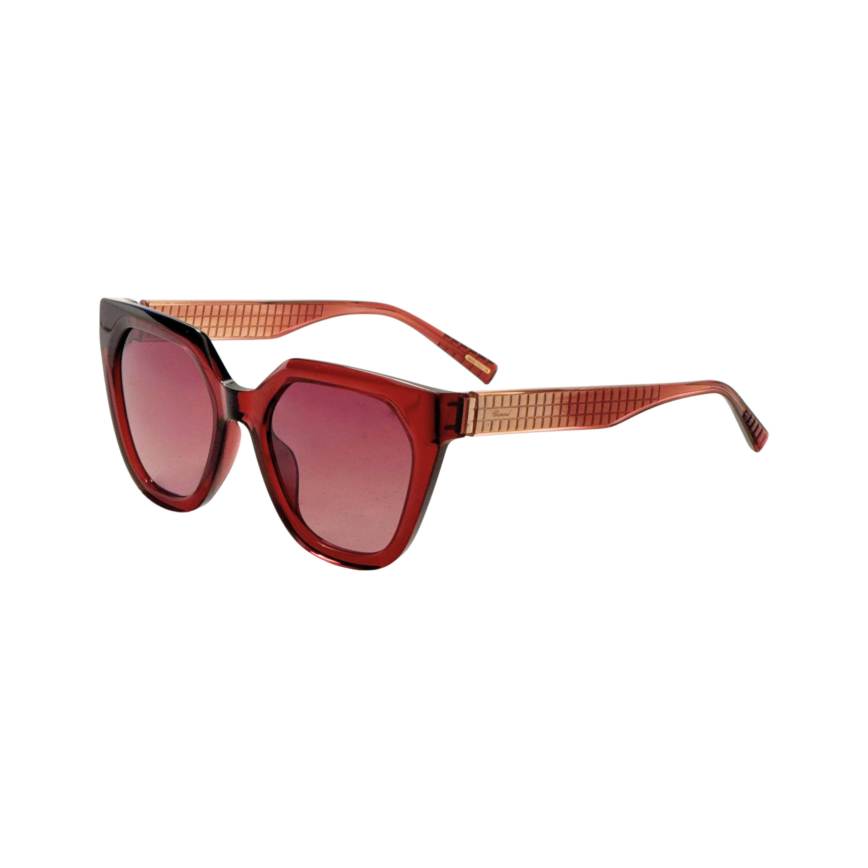 Preloved - Chopard SCH377M540AFD Square-Frame Red Sunglasses — Red by Preloved - Chopard