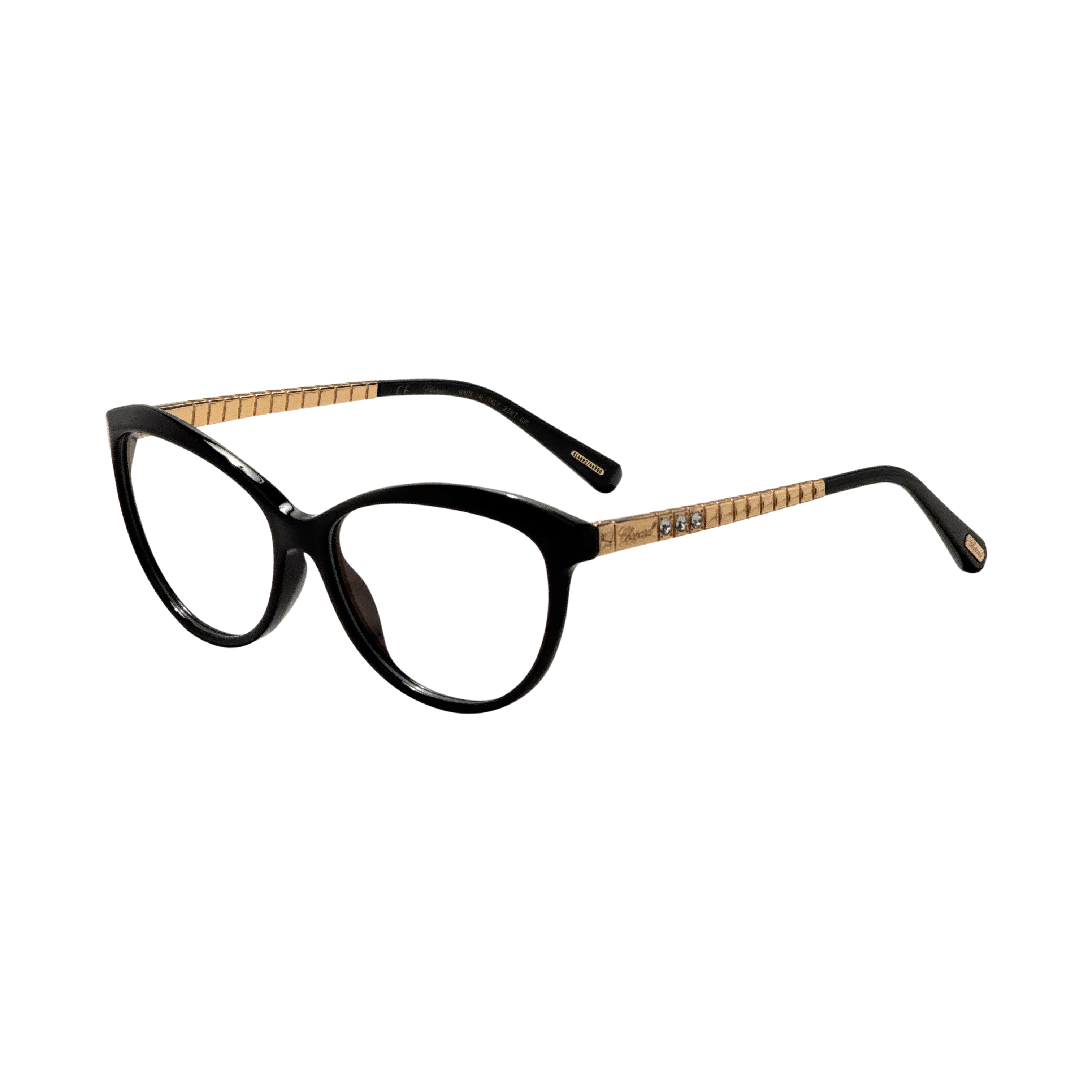 Preloved - Chopard VCH242S550700 Black Acetate Eyeglasses — Black by Preloved - Chopard