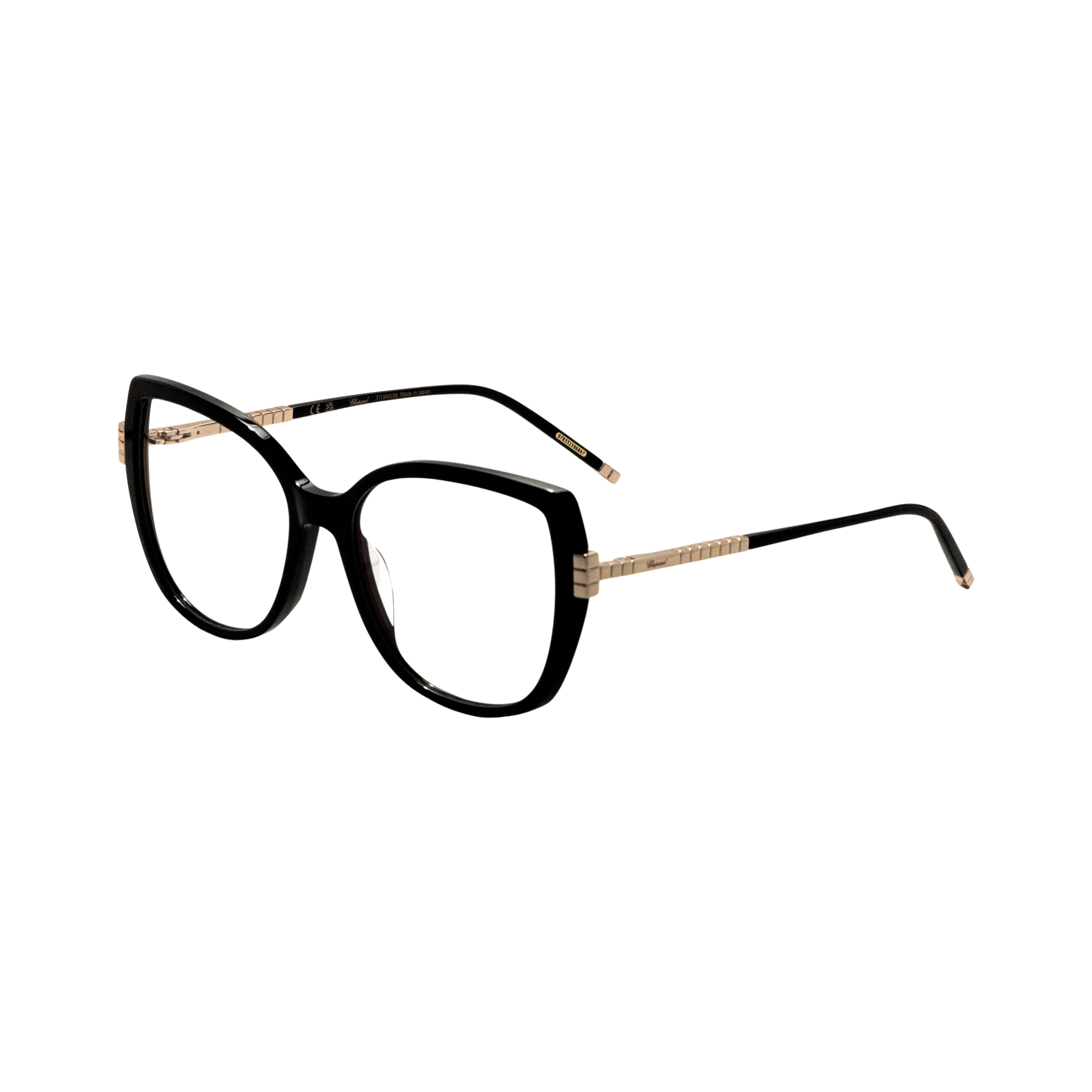 Preloved - Chopard VCH360M550BLK Black Acetate Eyeglasses — Black by Preloved - Chopard