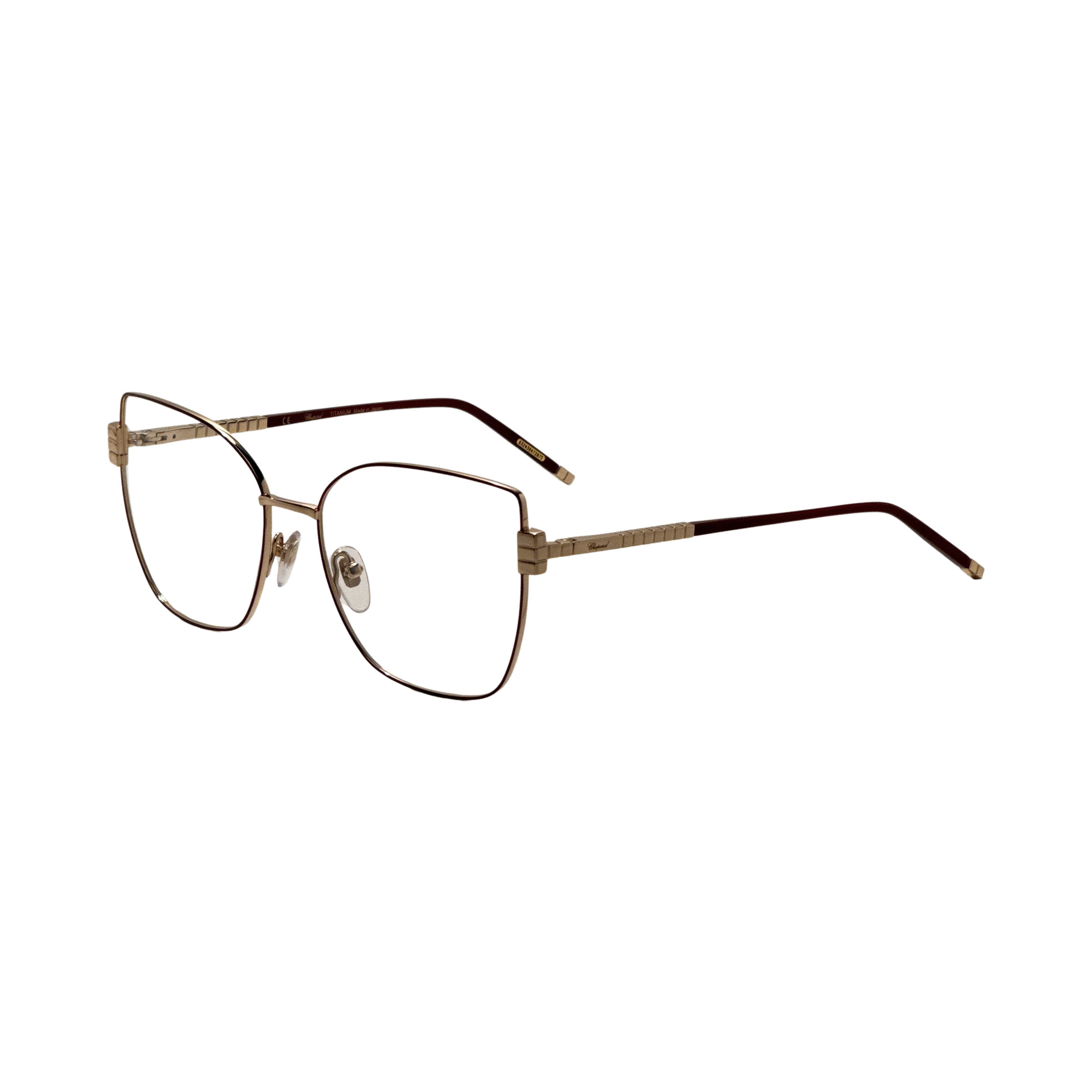 Preloved - Chopard VCHG01M560307 Metal Square Eyeglasses — Champagne by Preloved - Chopard