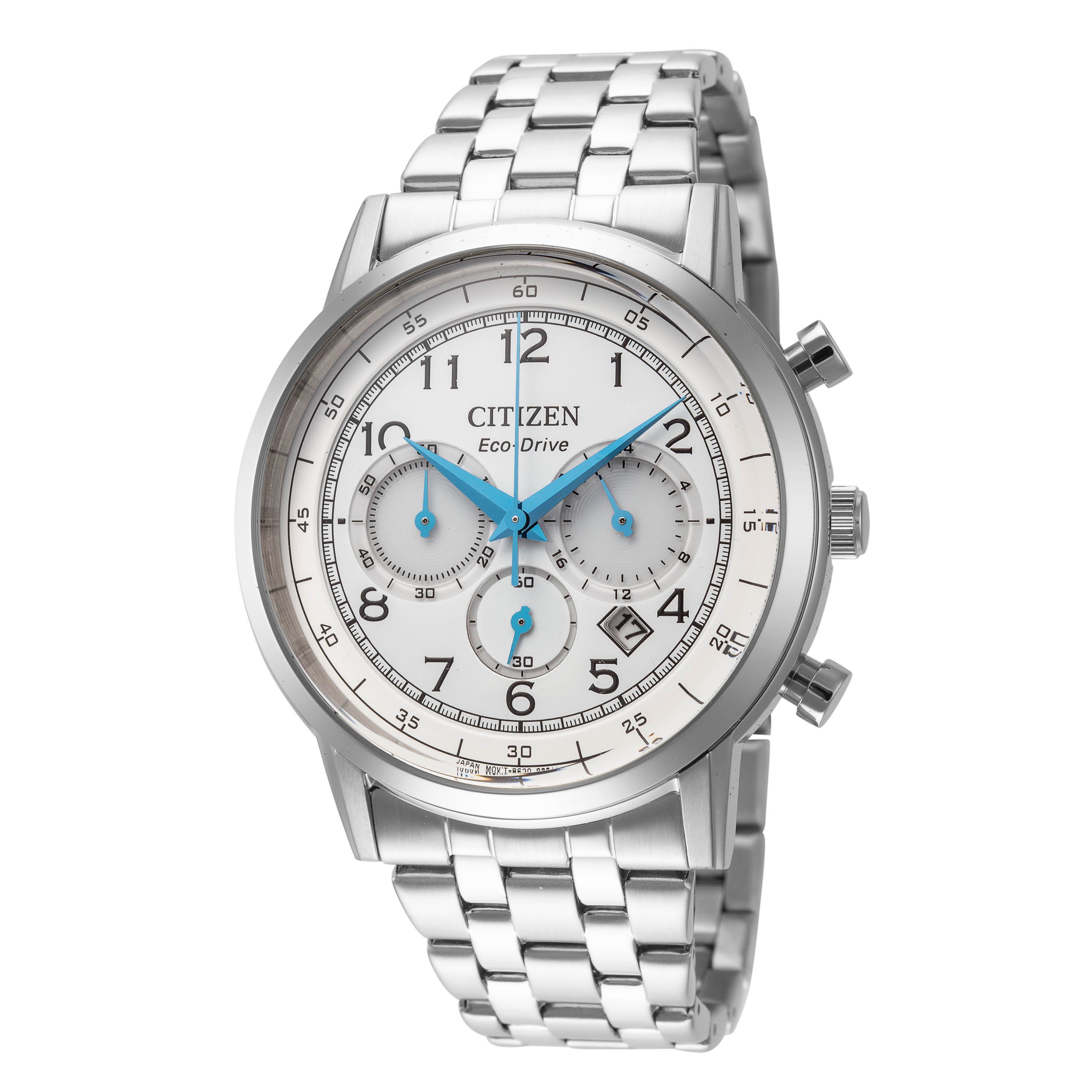 Preloved - Citizen Eco-Drive Solar Quartz Chronograph Watch — Silver by Preloved - Citizen