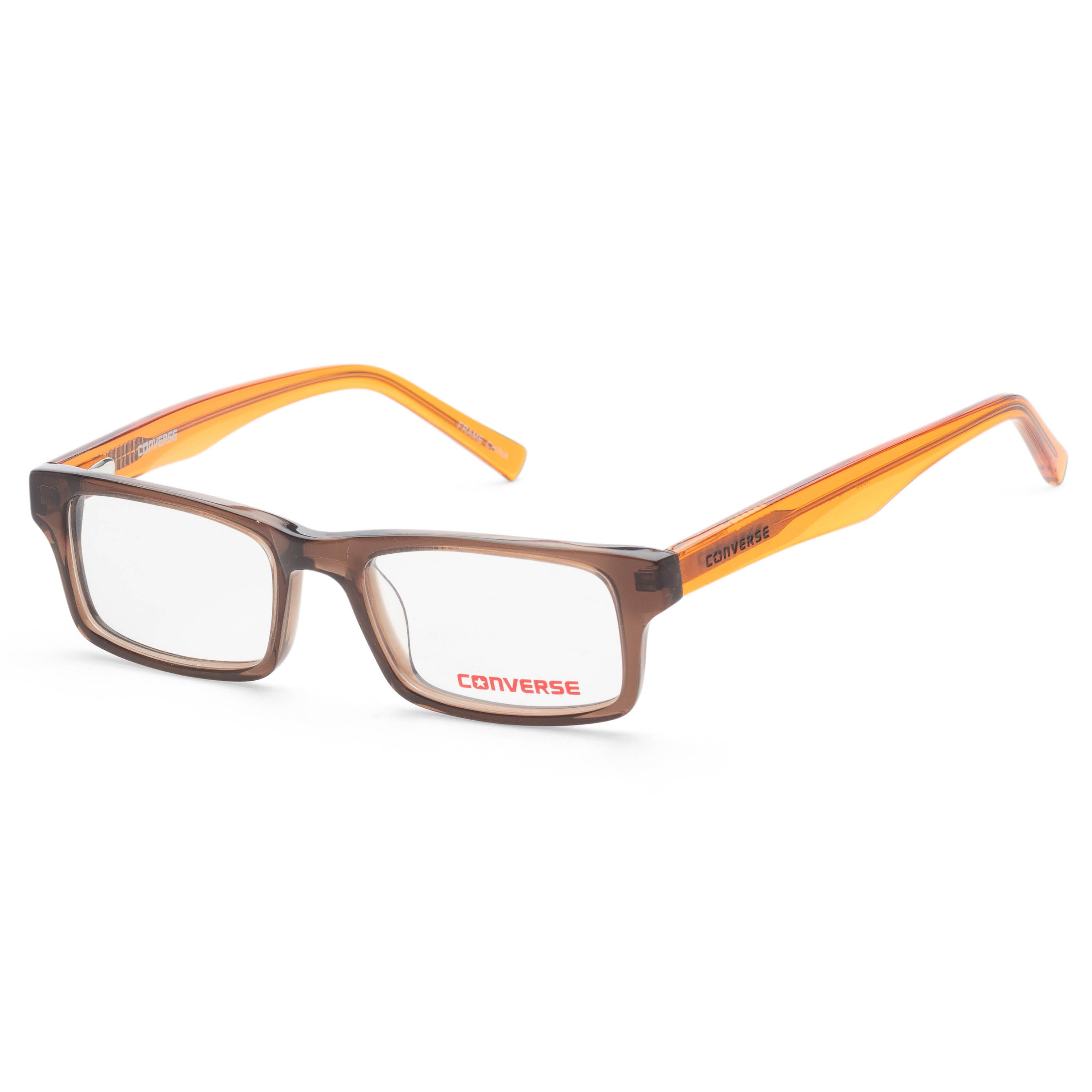 Preloved - Converse CONS247K002 Brown Rectangle Eyeglasses — Brown by Preloved - Converse