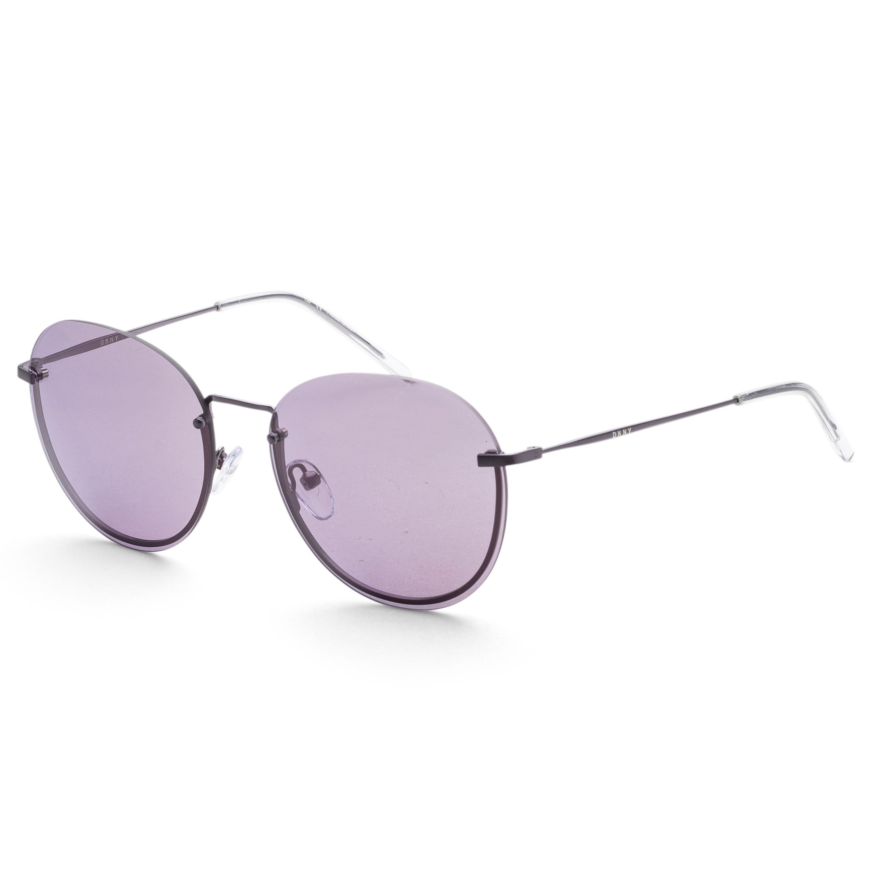 Preloved - Dkny DK101S51559 Tinted Round Sunglasses — Purple by Preloved - Dkny