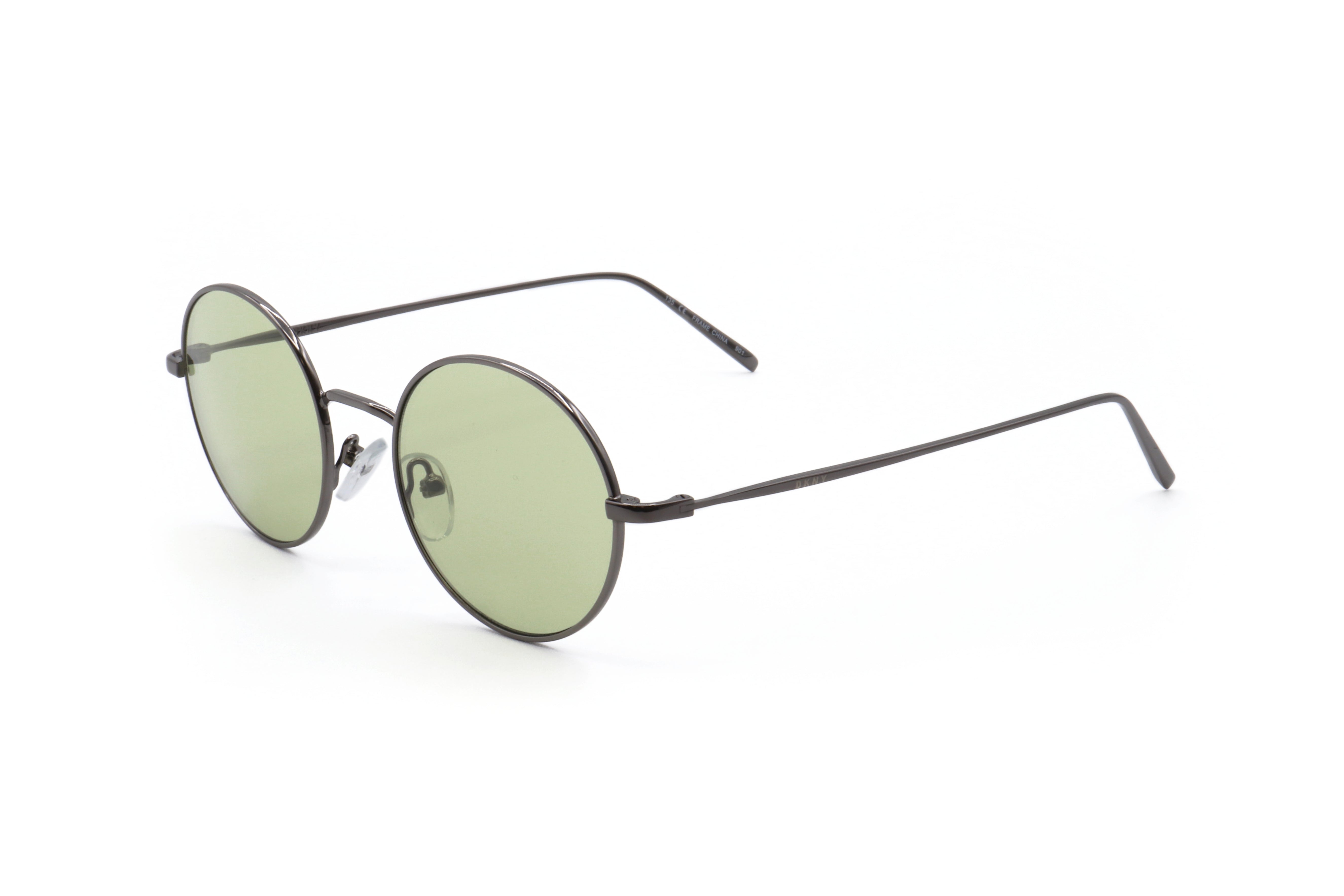 Preloved - Dkny DK105S03347 Round Metal Frame Sunglasses — Green by Preloved - Dkny