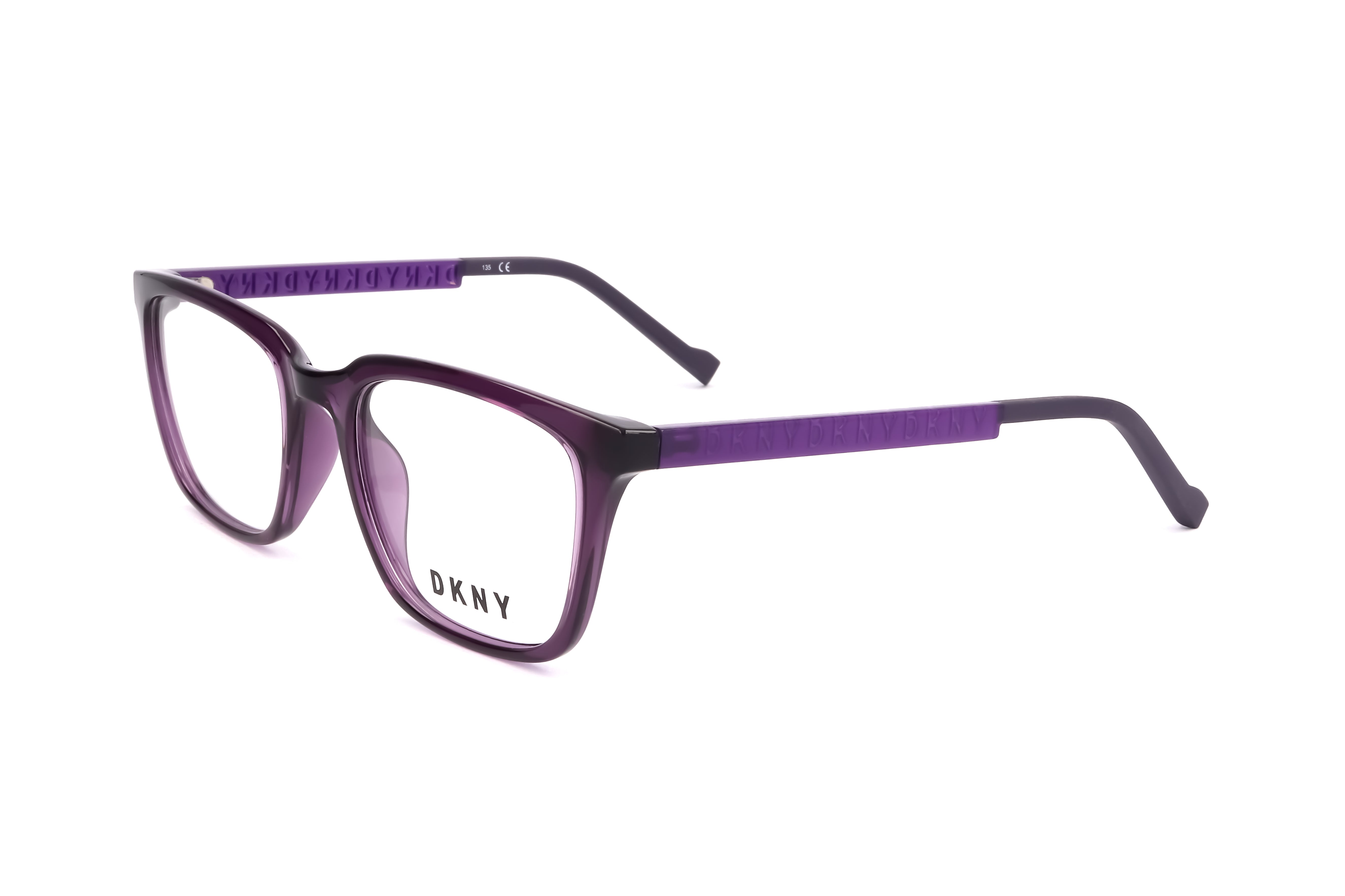 Preloved - Dkny DK501551552 Purple Square-Frame Eyeglasses — Purple by Preloved - Dkny
