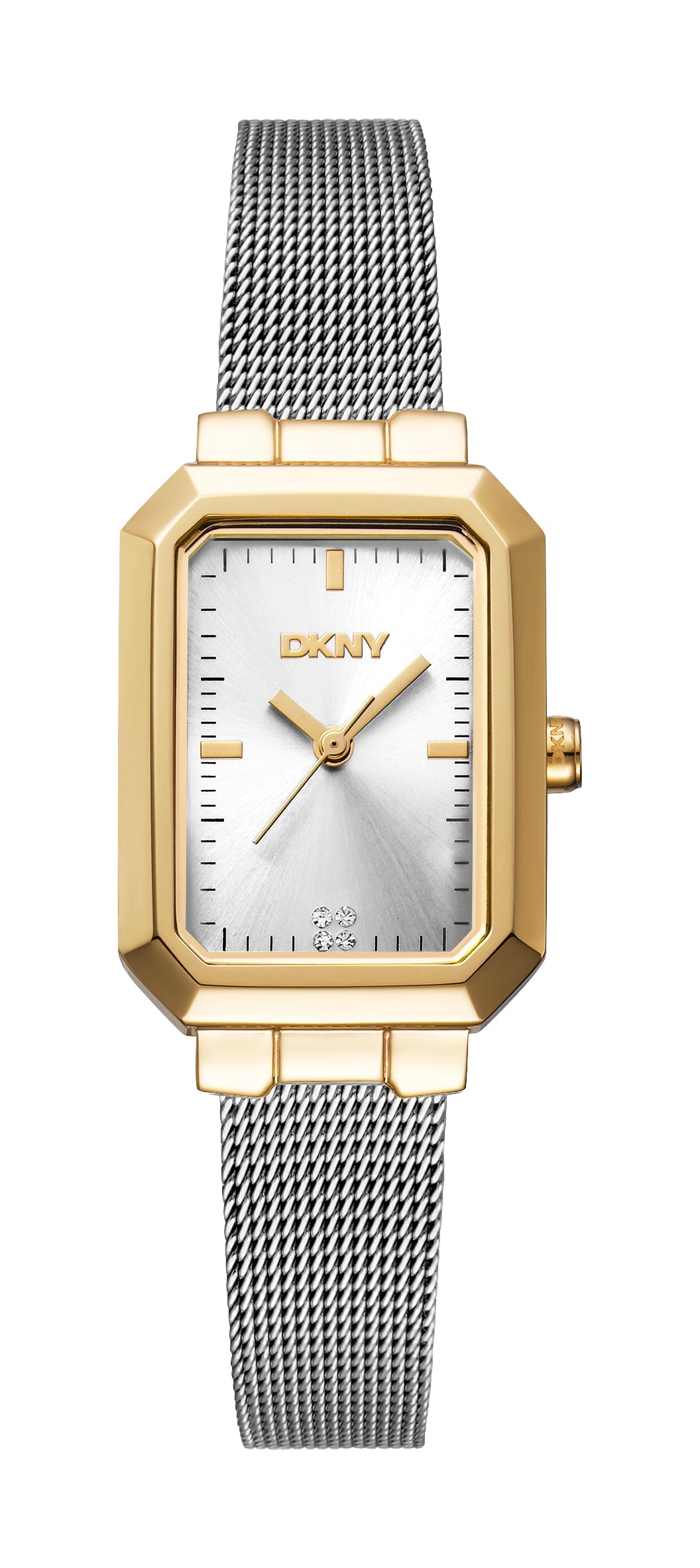 Preloved - Dkny Rectangular Quartz Watch — Gold by Preloved - Dkny
