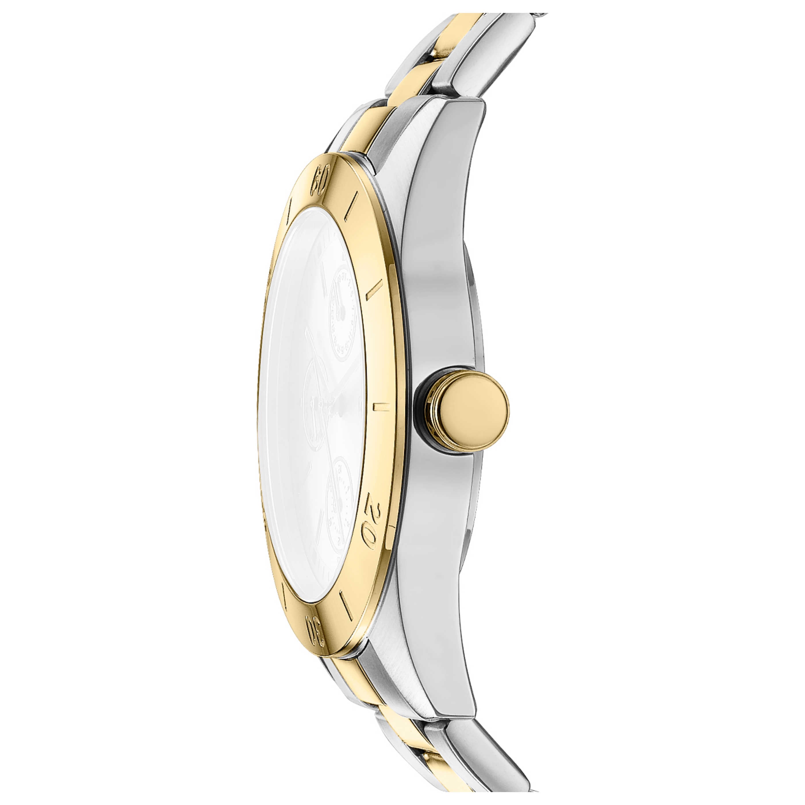 Preloved - Dkny Two-Tone Quartz Watch — Gold by Preloved - Dkny