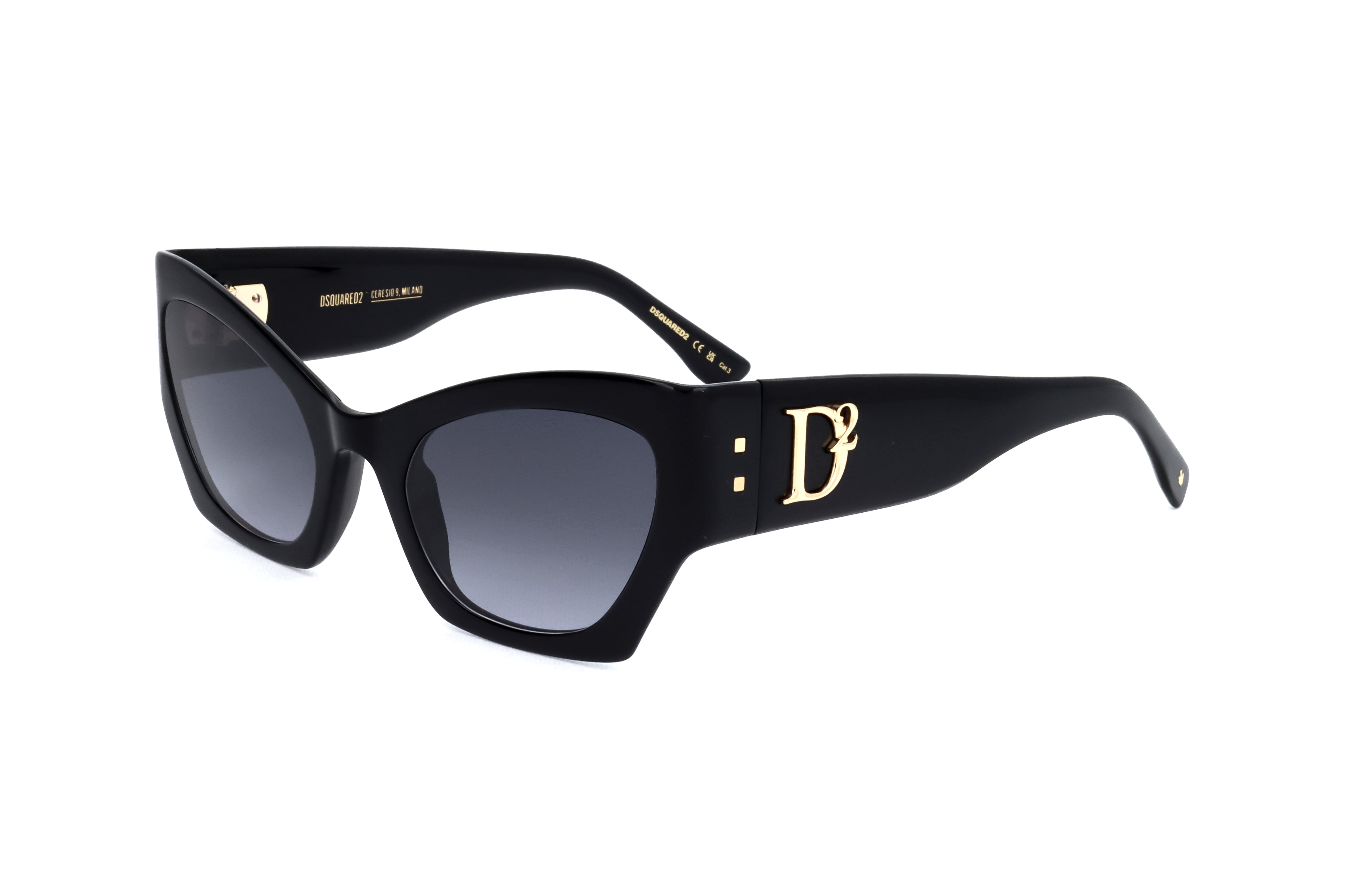 Preloved - Dsquared2 D20132S80755 Sunglasses — Black by Preloved - Dsquared2