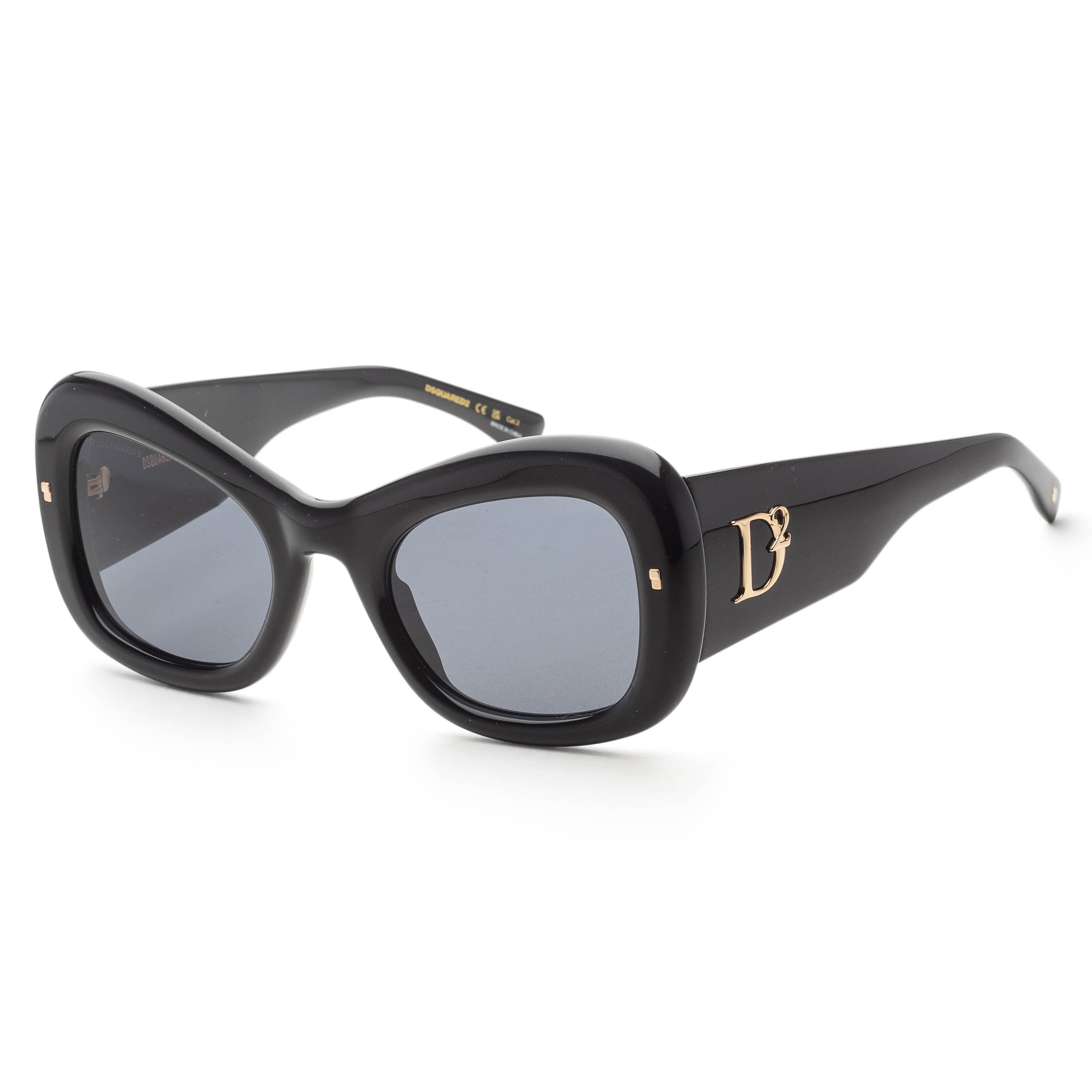 Preloved - Dsquared2 D20137S02M2IR Oversized Square Sunglasses — Black by Preloved - Dsquared2