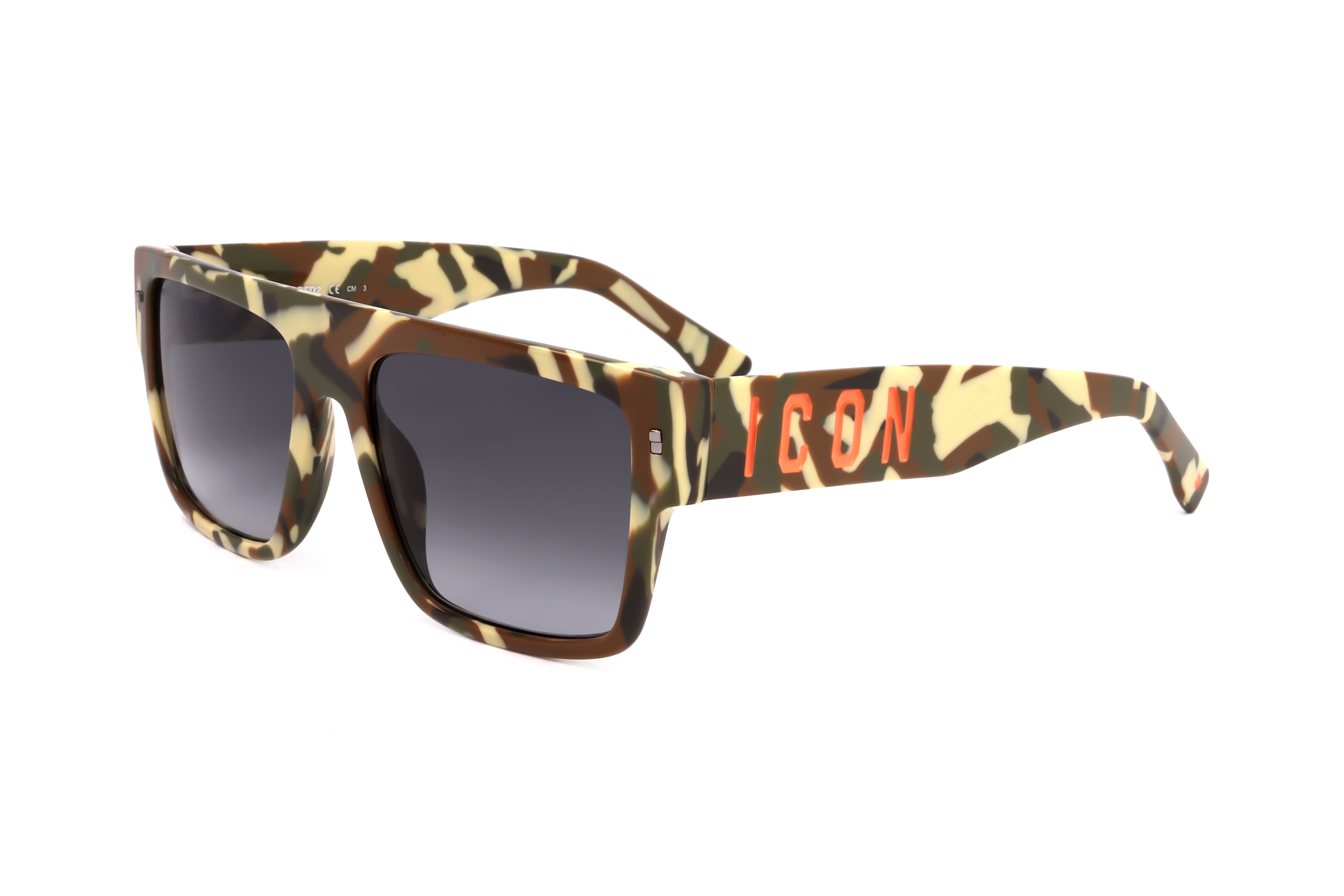 Preloved - Dsquared2 ICON0003S06DB9O Camouflage Sunglasses — Brown by Preloved - Dsquared2