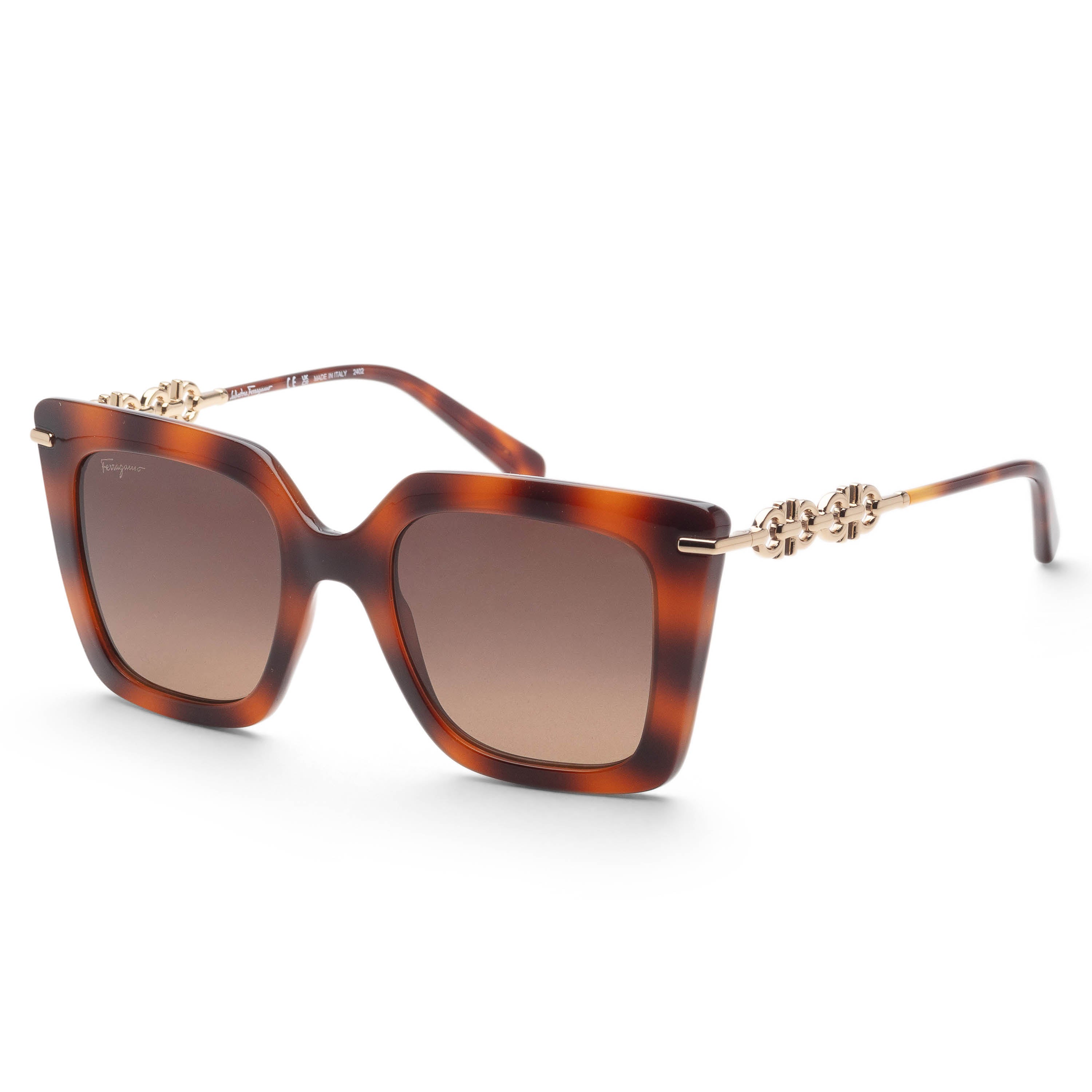 Preloved - Ferragamo SF1041S238 Sunglasses — Brown by Preloved - Ferragamo
