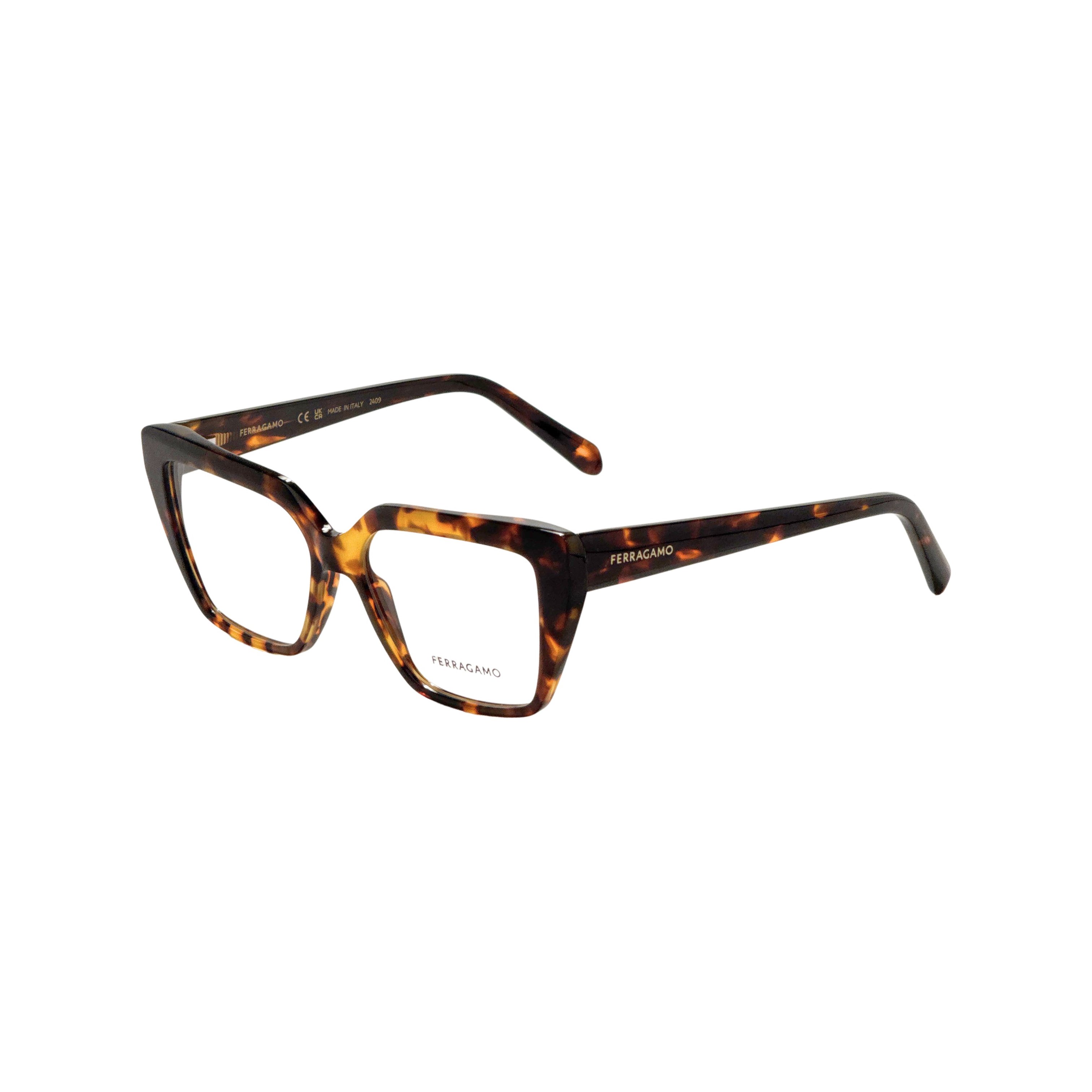 Preloved - Ferragamo SF297124253 Eyeglasses — Brown by Preloved - Ferragamo
