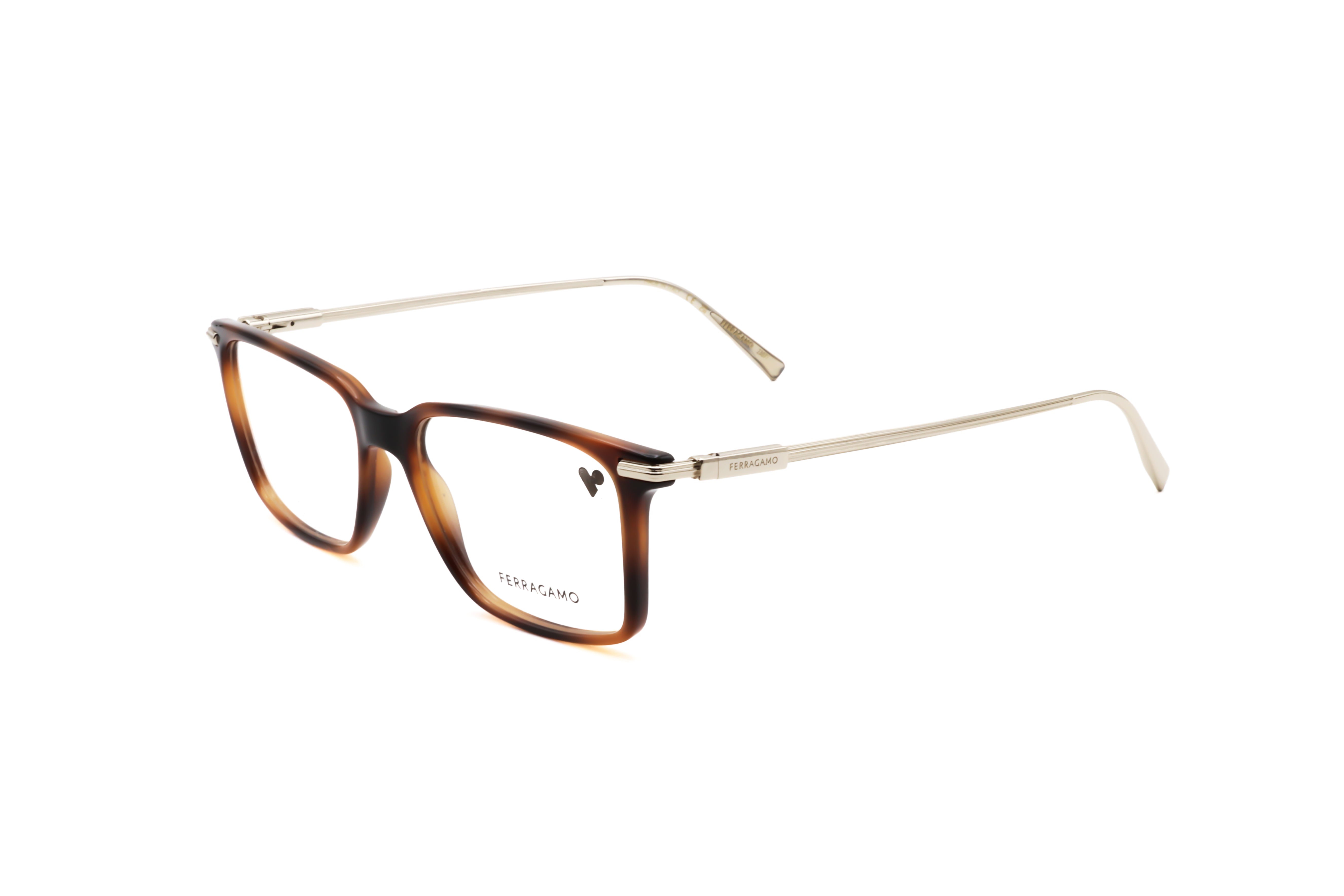 Preloved - Ferragamo SF297724053 Tortoise Acetate Eyeglasses — Brown by Preloved - Ferragamo