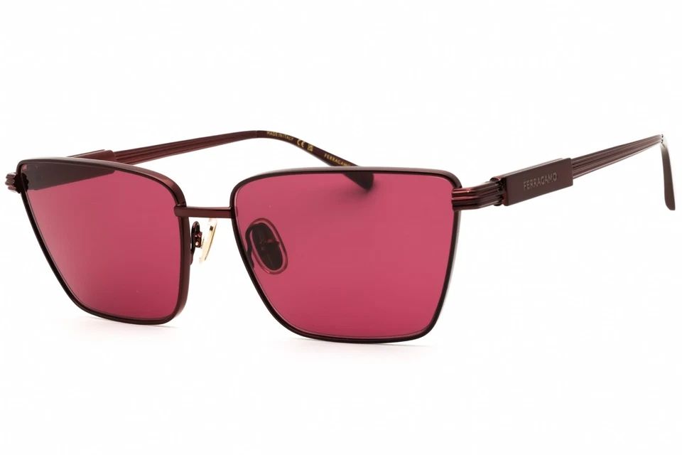 Preloved - Ferragamo SF331S60659 Metal Frame Sunglasses — Burgundy by Preloved - Ferragamo