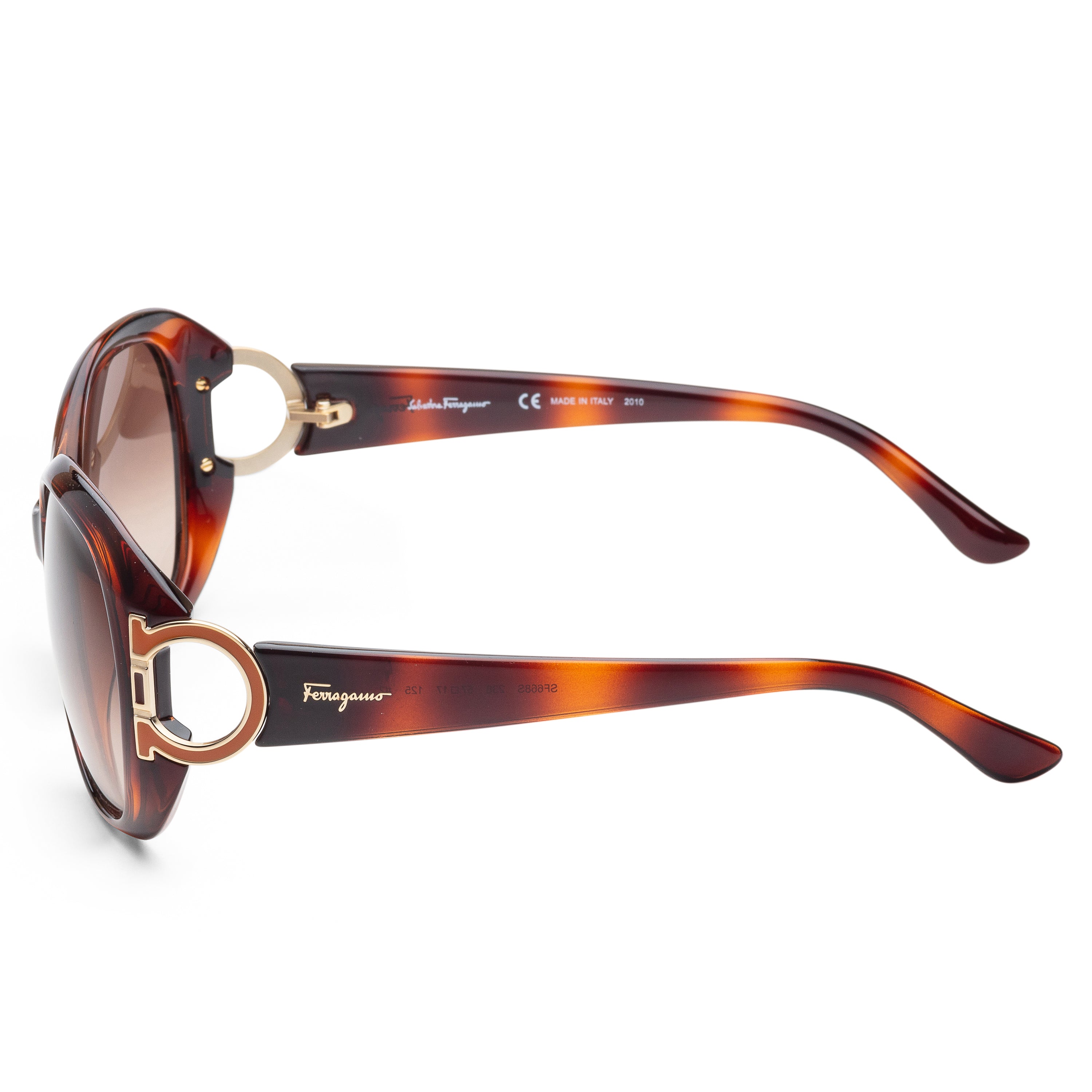 Preloved - Ferragamo SF668S238 Sunglasses — Tortoiseshell, view 2
