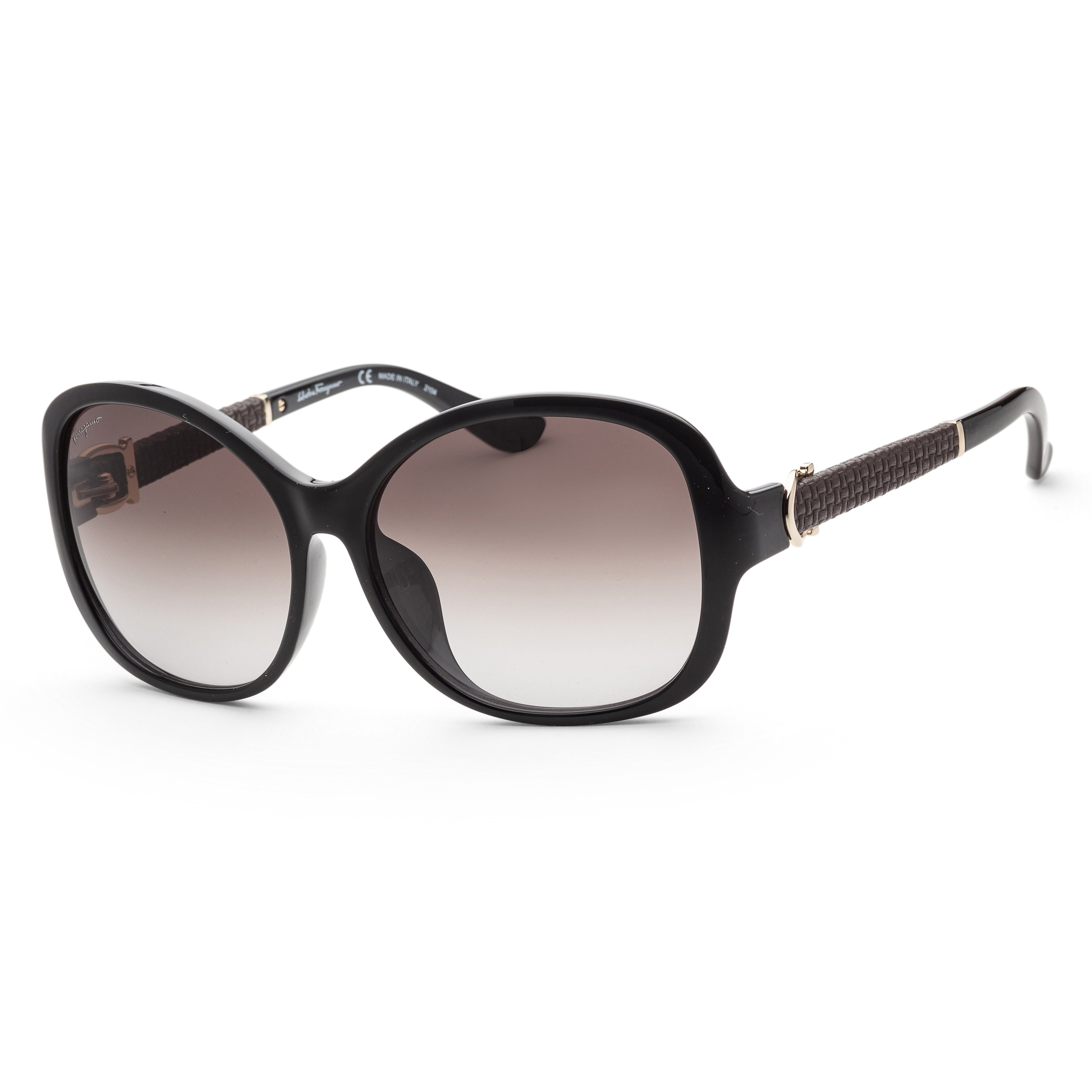 Preloved - Ferragamo SF744SLA001 Sunglasses — Black by Preloved - Ferragamo