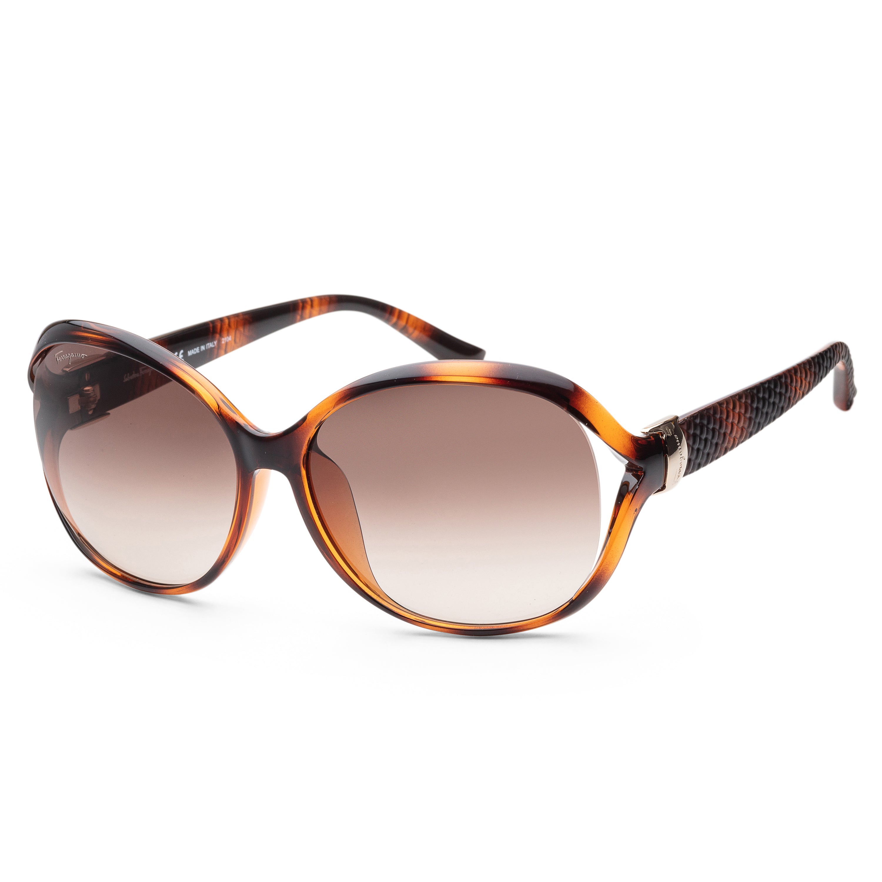Preloved - Ferragamo SF770SA214 Tortoise Oval Sunglasses — Tortoise by Preloved - Ferragamo