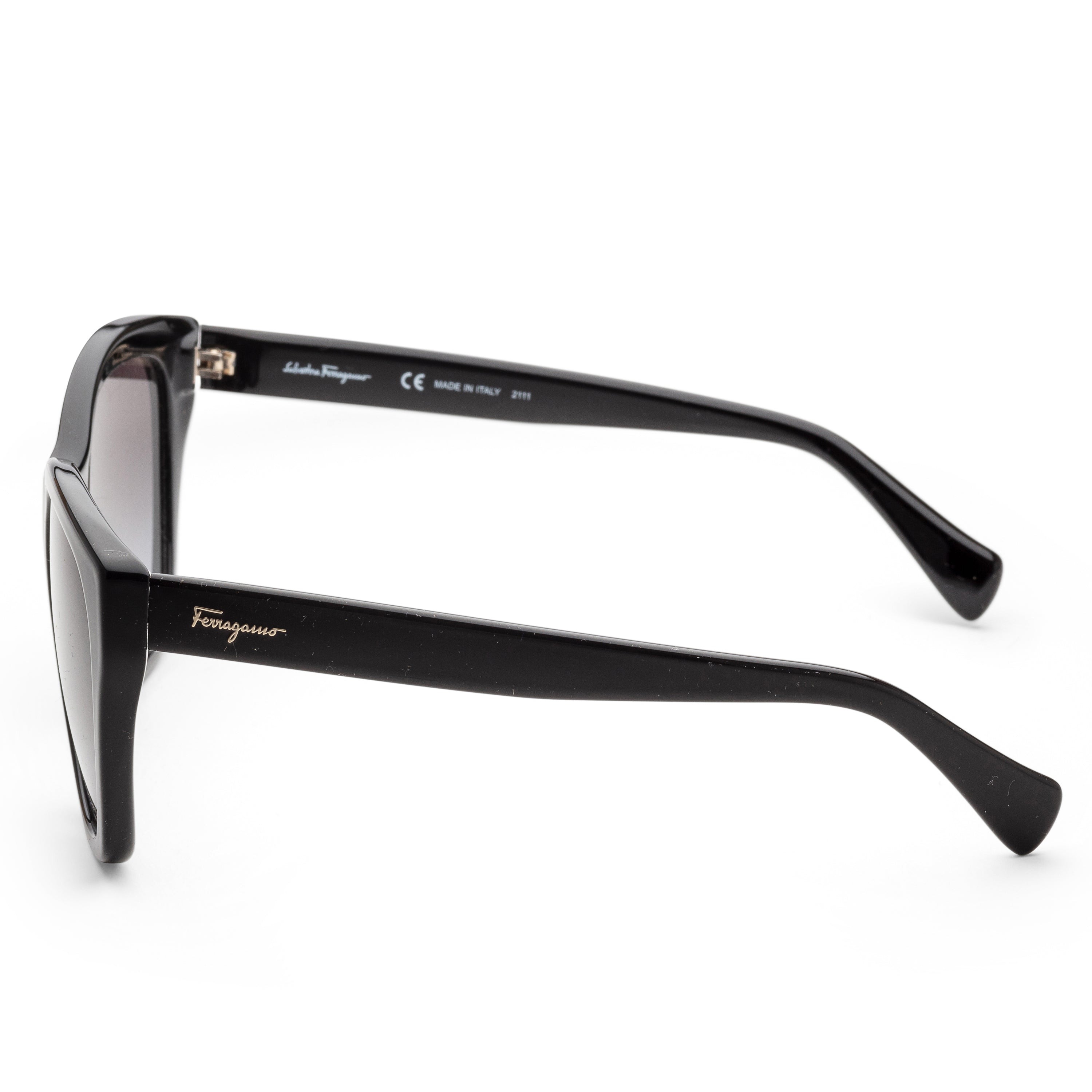 Preloved - Ferragamo SF957S001 Gradient Lens Sunglasses — Black, view 2