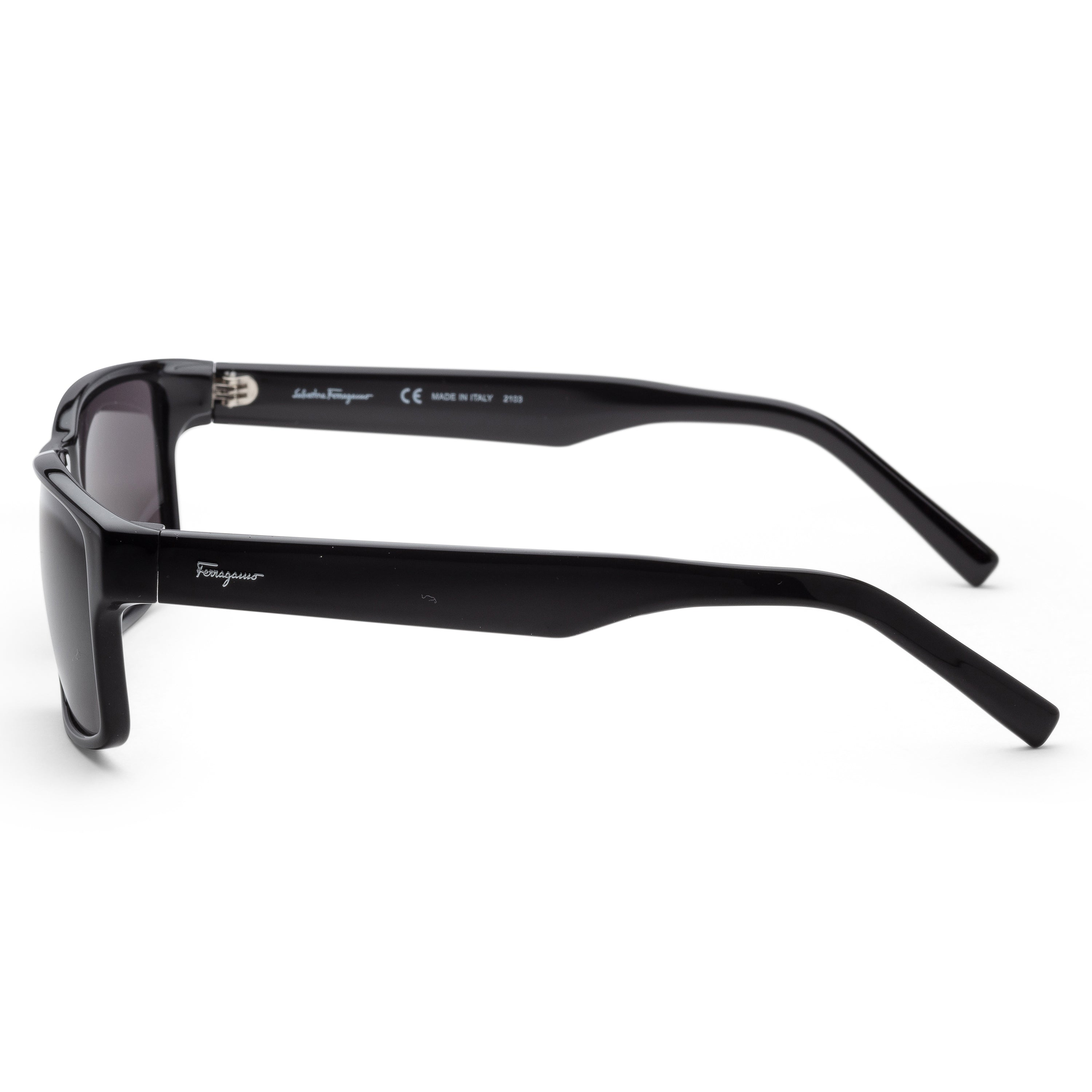 Preloved - Ferragamo SF960S001 Rectangle Frame Sunglasses — Black, view 2