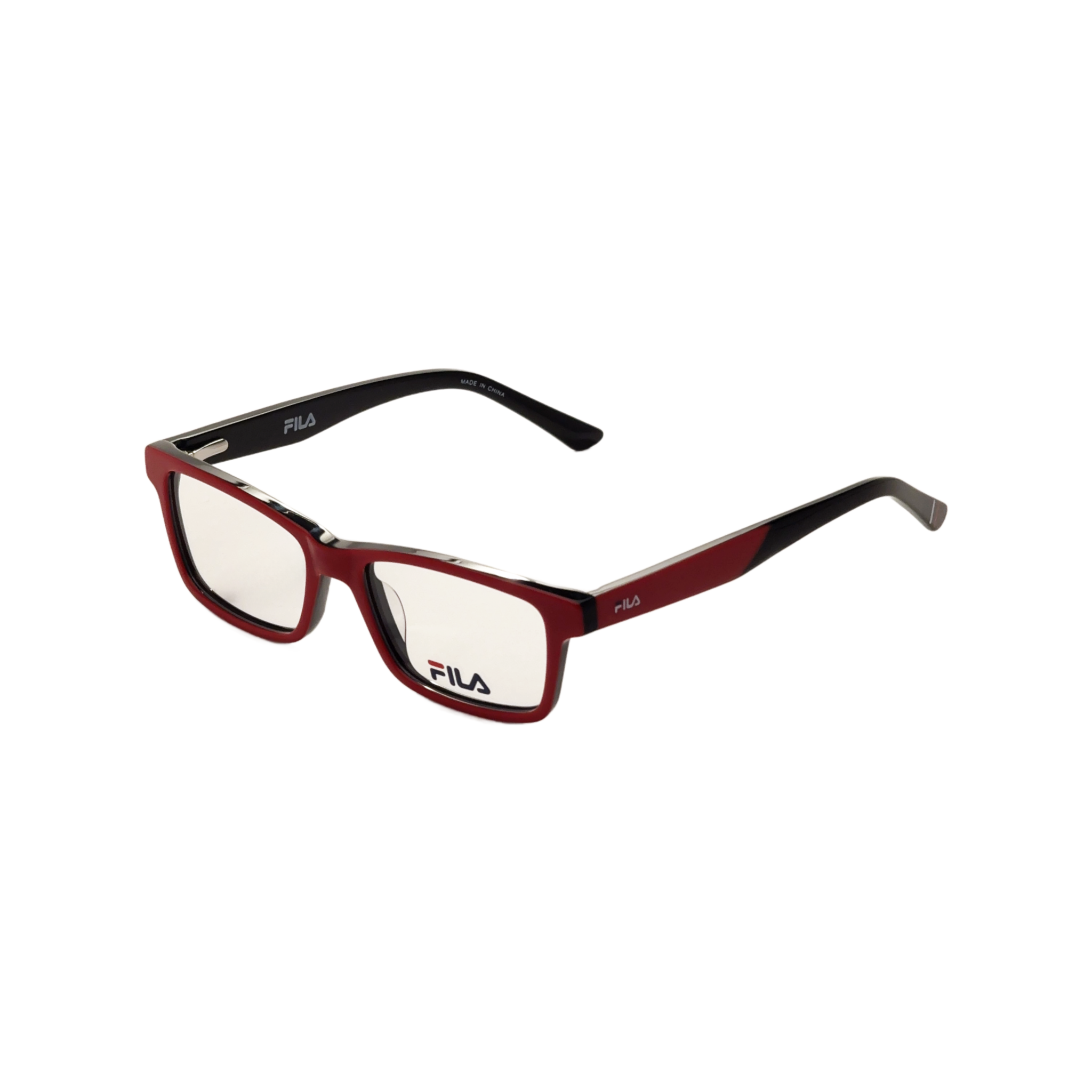 Preloved - Fila VF9456480RED 48mm Rectangle Frame Eyeglasses — Red by Preloved - Fila