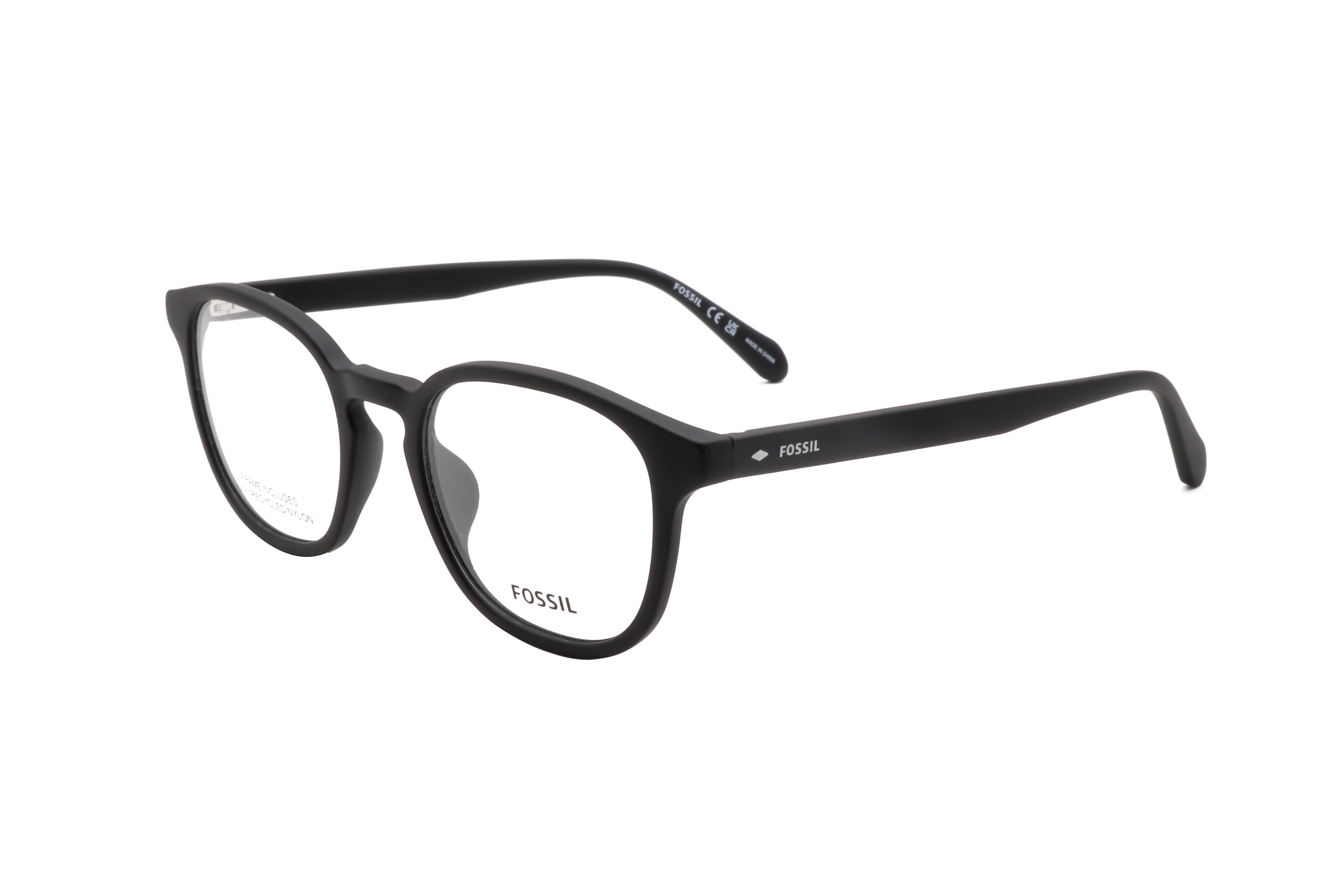 Preloved - Fossil FOS715600350 Matte Black Acetate Eyeglasses — Black by Preloved - Fossil